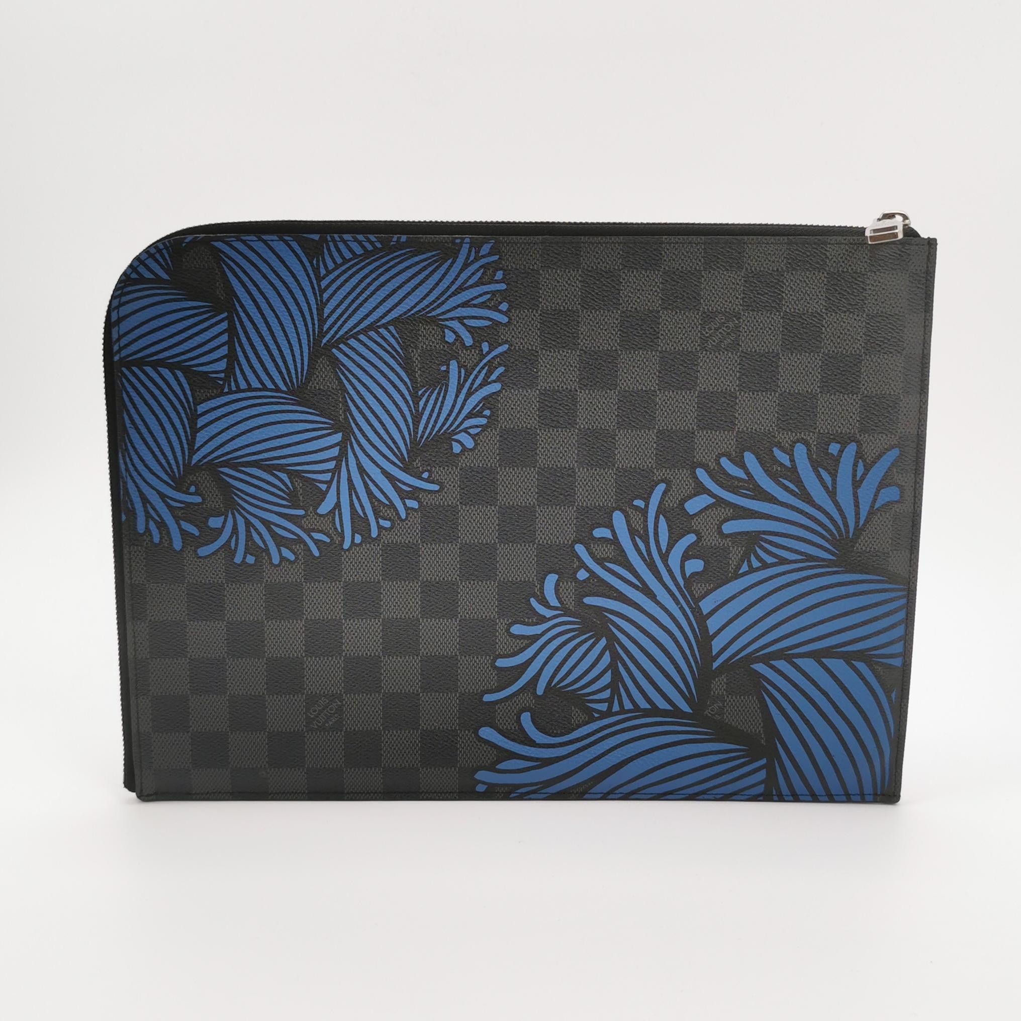 Louis Vuitton Louis Vuitton (LV) Pochette Jour Checkerboard Clutch -y2506 Size ONE SIZE - 2 Thumbnail