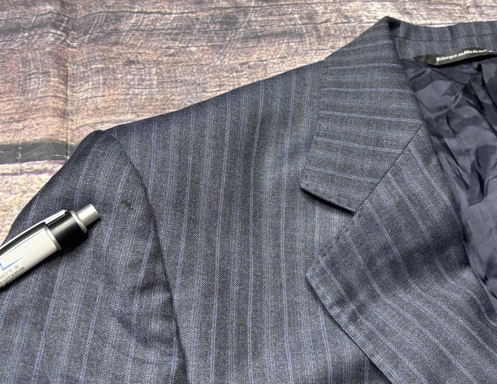 Ermenegildo Zegna Ermenegildo Zegna Blazer Jacket Men's 44 Wool Silk Coppley Size 44R - 5 Thumbnail