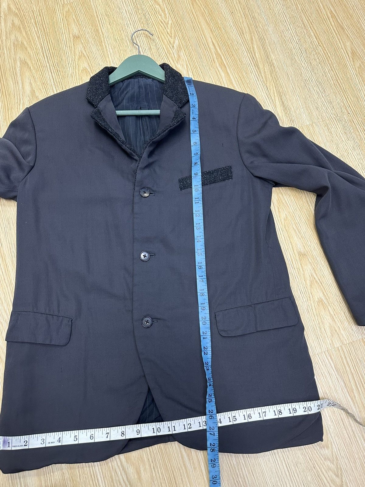 Designer × Y's for Men × Yohji Yamamoto Ys For Men Yohji Yamamoto Blazer Jacket MJ90 Size 36S - 6 Thumbnail