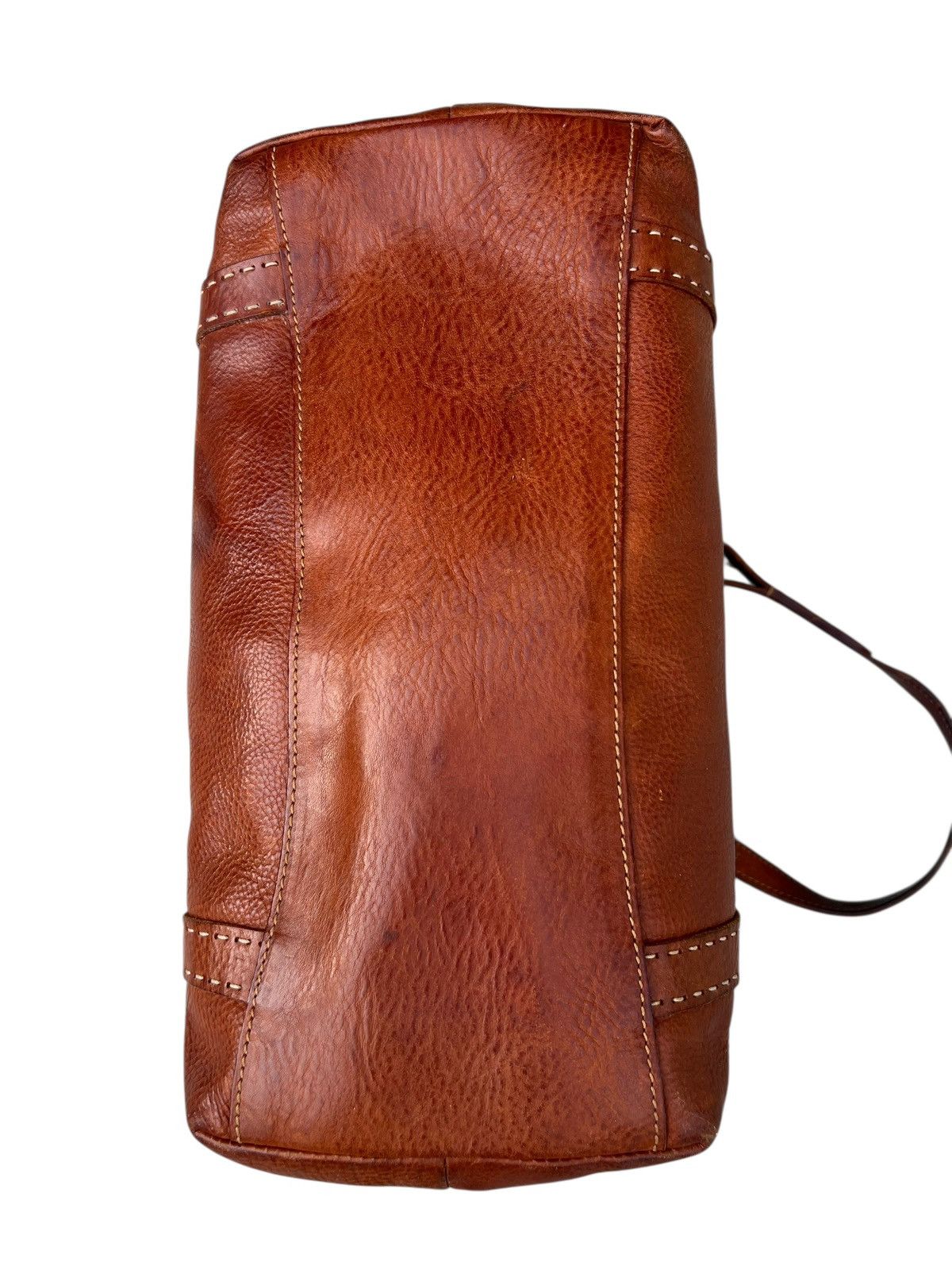 Leather Genten Japan Patina Leather Multi Pocket Tote Bag Size ONE SIZE - 18 Thumbnail