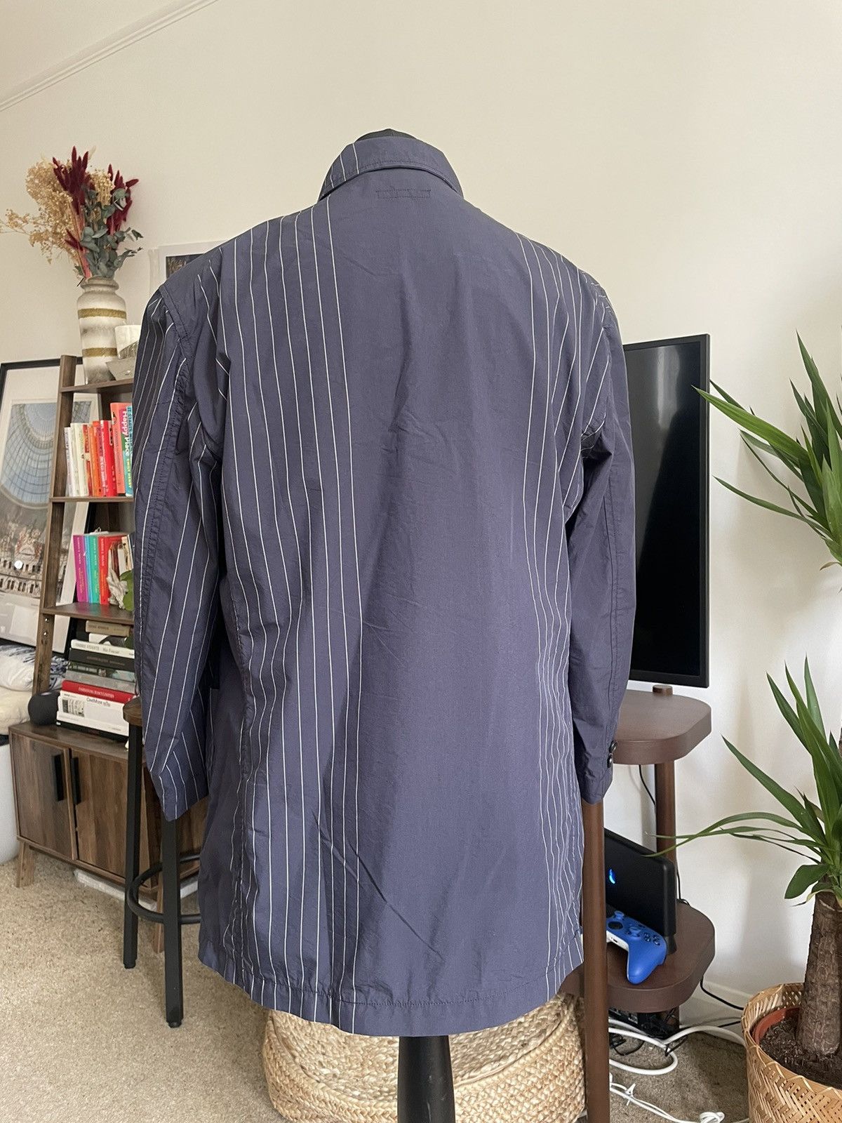 Engineered Garments Engineered Garments - Chalk Stripe Lawrence Jacket Size 42R - 2 Thumbnail