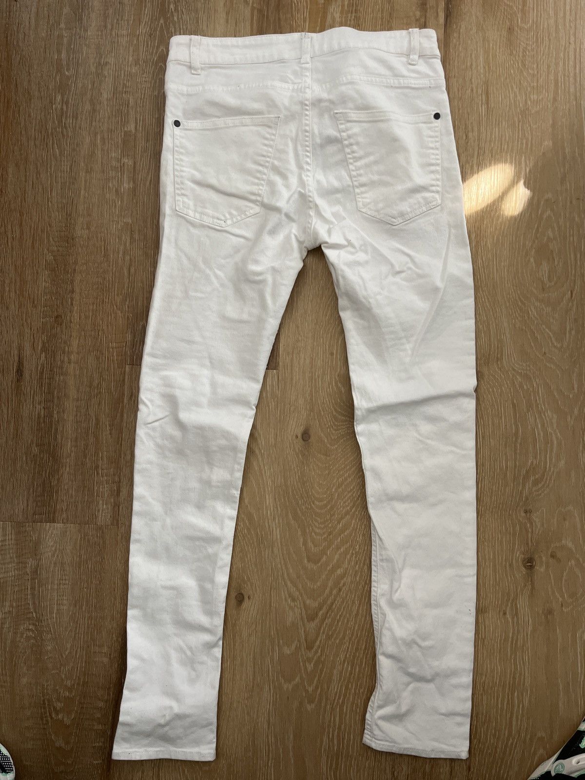 Divided × H&M H&M Divided Skinny white biker jeans size 30 Size US 30 / EU 46 - 5 Thumbnail