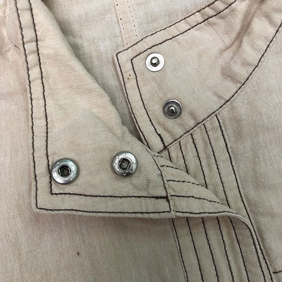 Designer × Japanese Brand × Vintage Vintage Frohlich Womens Shirt Jacket Stand Collor Snap Twin Size S / US 4 / IT 40 - 5 Thumbnail
