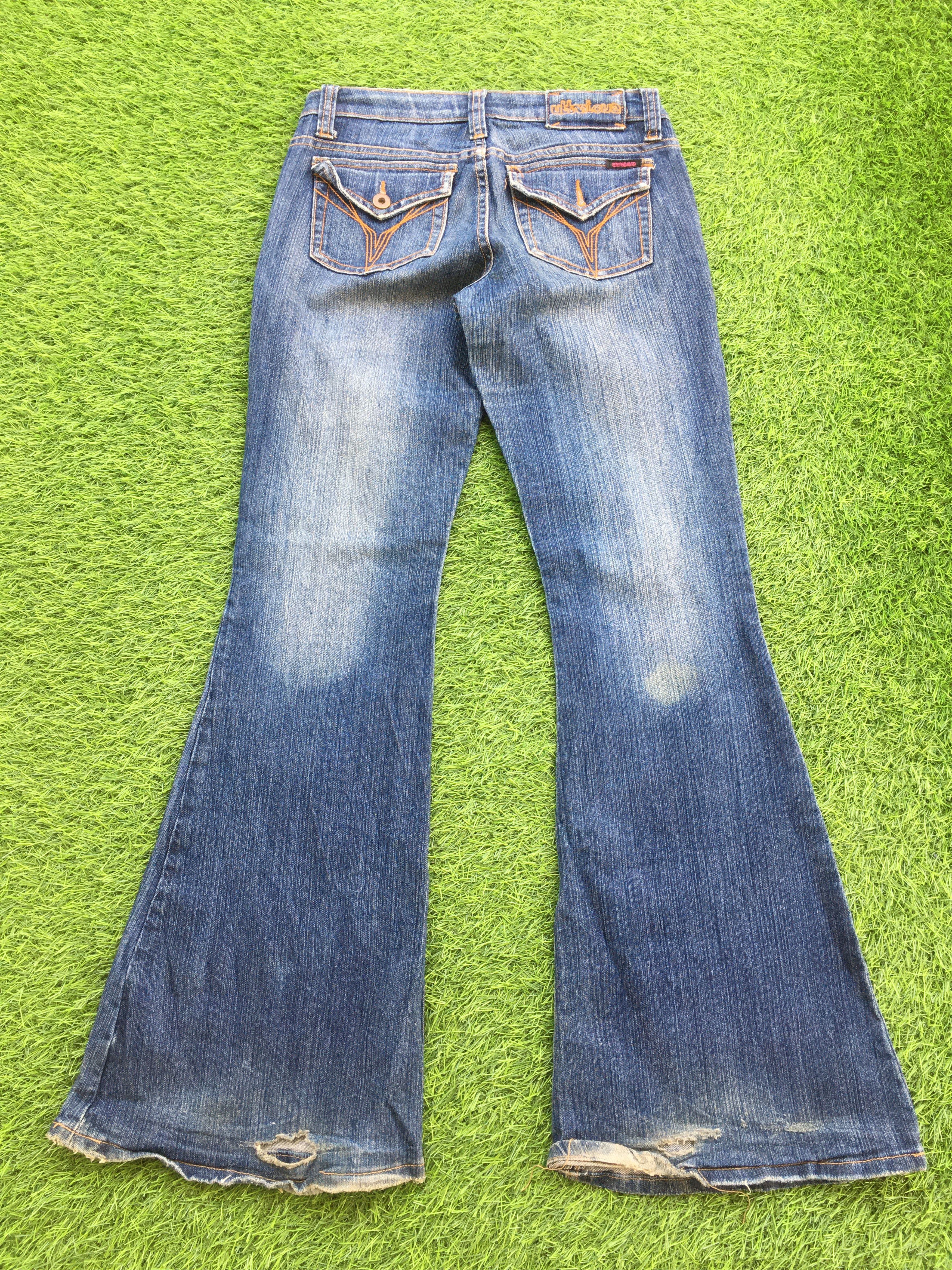 Japanese Brand Japanese Low Rise Boot Cut Jeans D-953 Size 26" / US 2 / IT 38 - 1 Thumbnail