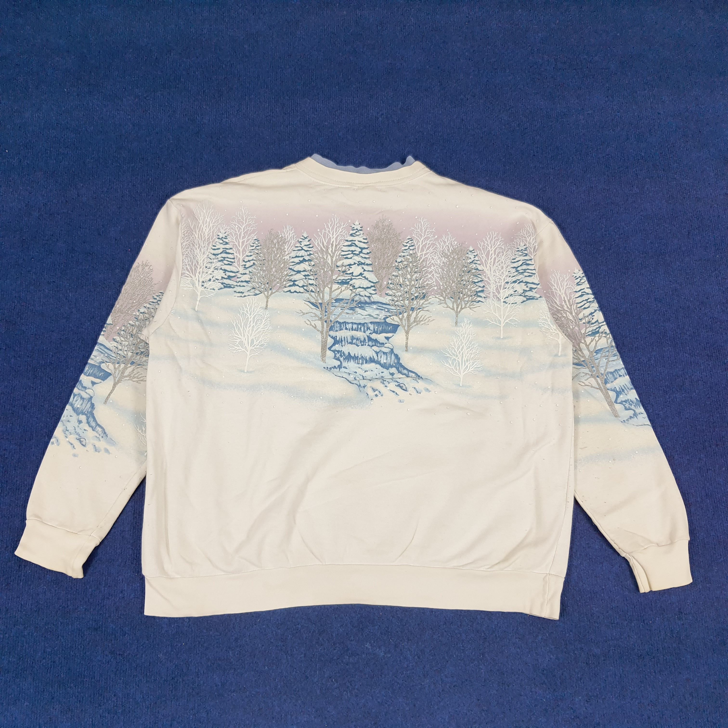 Vintage Vintage Morning Sun Art Winter Session Sweatshirts Size US XL / EU 56 / 4 - 3 Thumbnail