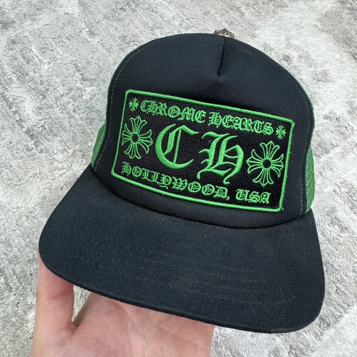 Chrome Hearts Hollywood CH trucker hat Size ONE SIZE - 3 Thumbnail