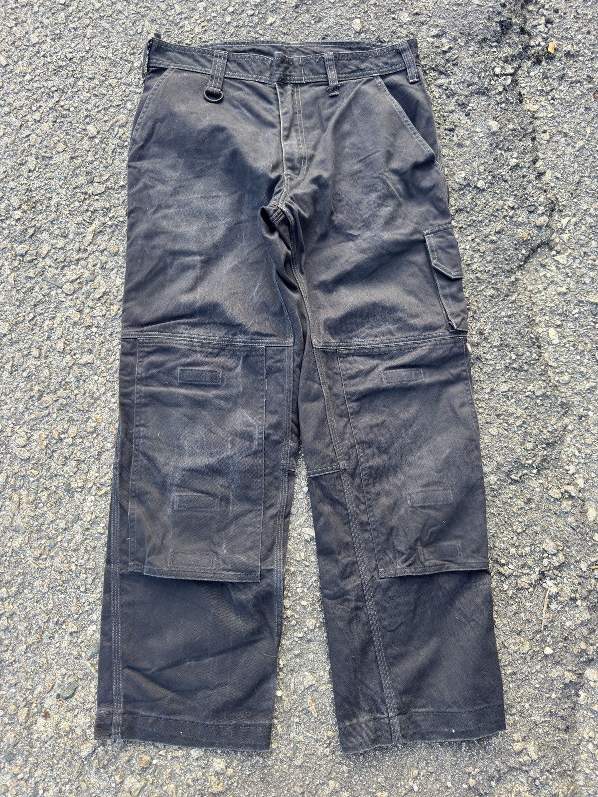 Japanese Brand CARPANTER DOUBLE KNEE PANTS STREETWEAR Size US 33 - 2 Thumbnail