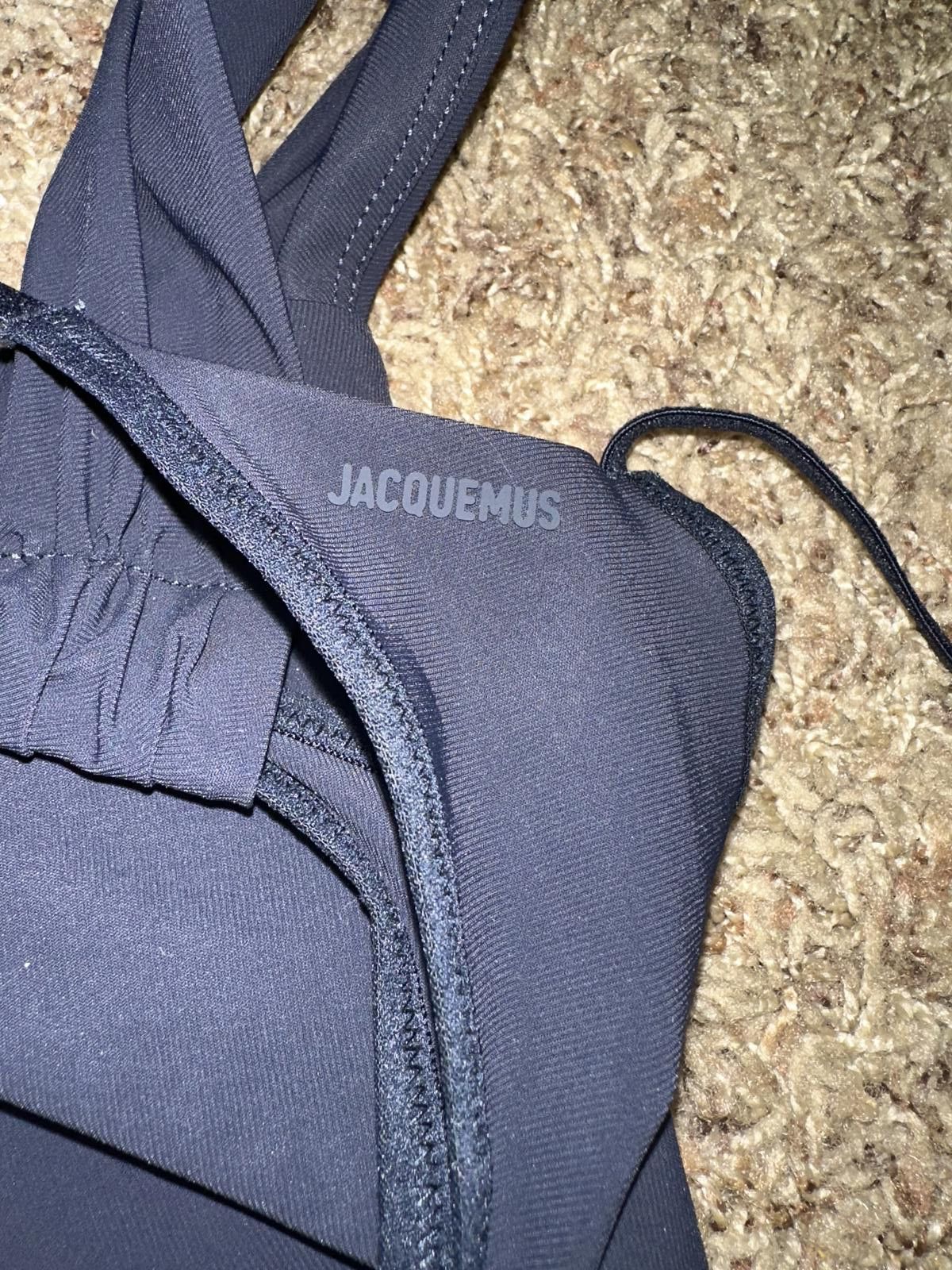 Nike Nike Women’s Jacquemus La Brassière Drapée Dark Obsidian Sport Bra Size ONE SIZE - 5 Thumbnail