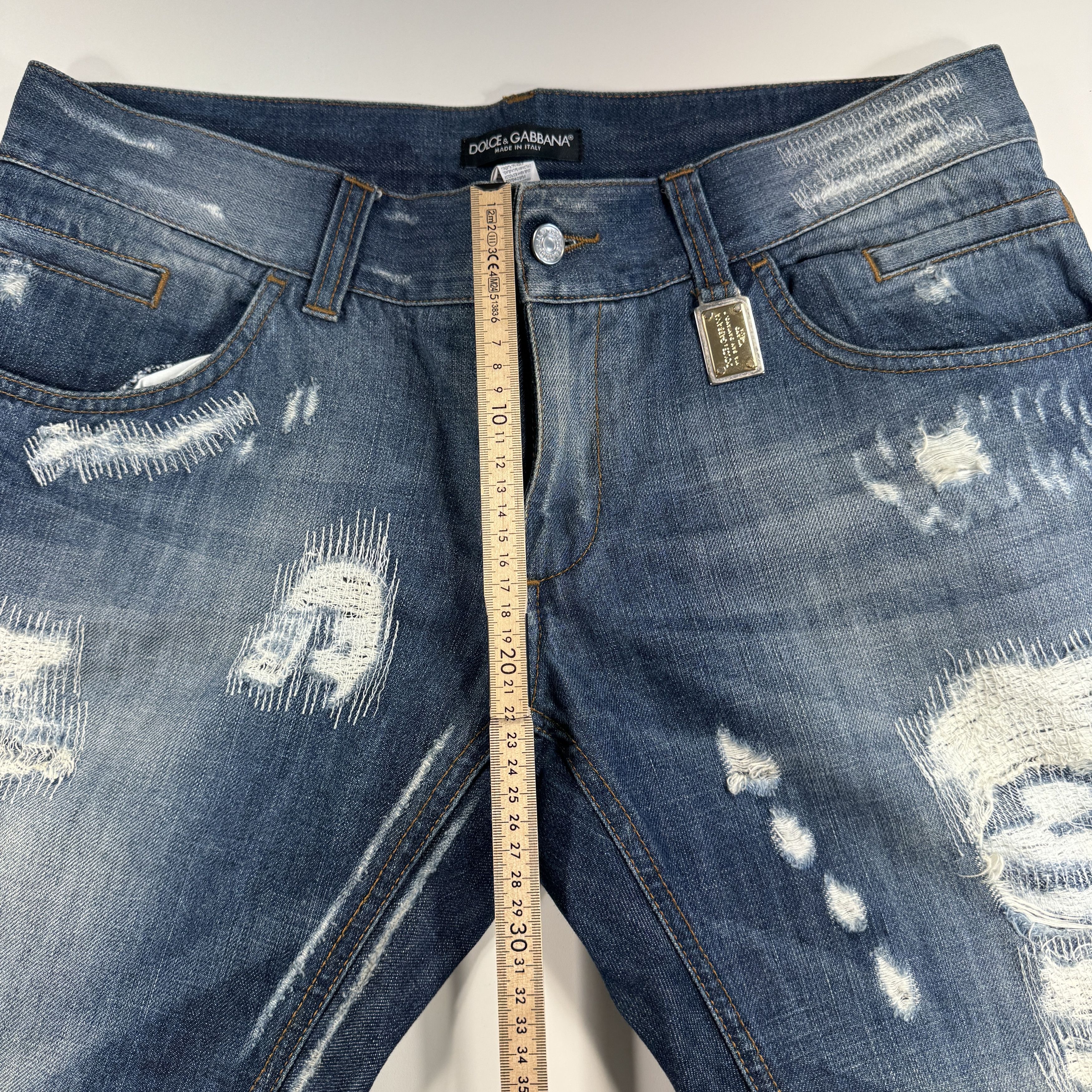 Dolce & Gabbana Dolce & Gabbana Heavily Distressed Jean Size US 40 / EU 56 - 5 Thumbnail