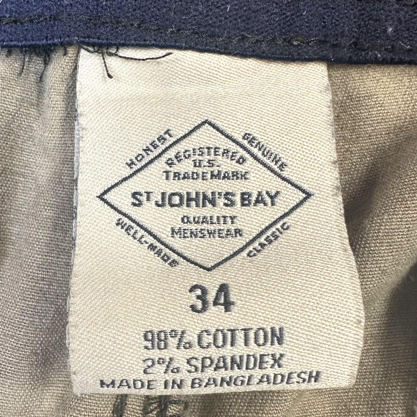 Vintage St. John's Bay Mens Cargo Shorts Camo 34 Comfort Stretch Spandex Outdoor Hiking Size US 34 / EU 50 - 6 Thumbnail