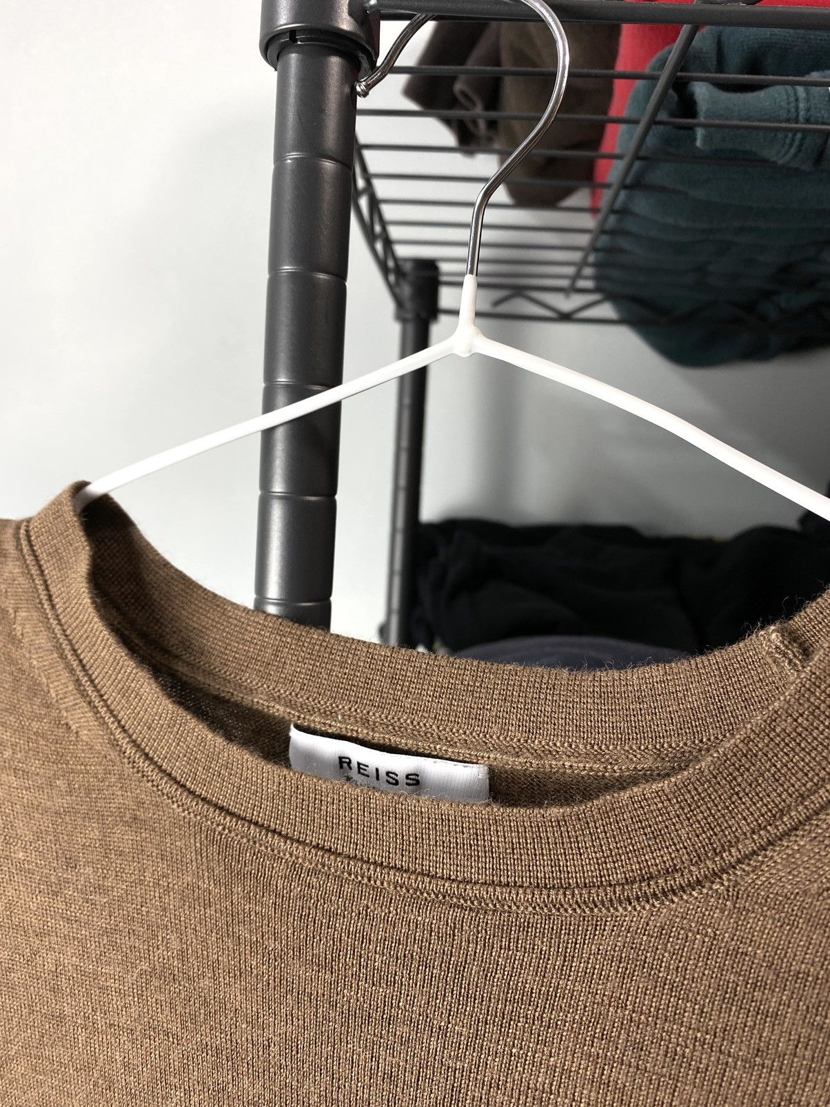 Reiss Brown Reiss Merino Wool Luxury Sweater Brioni Style Size US S / EU 44-46 / 1 - 3 Thumbnail