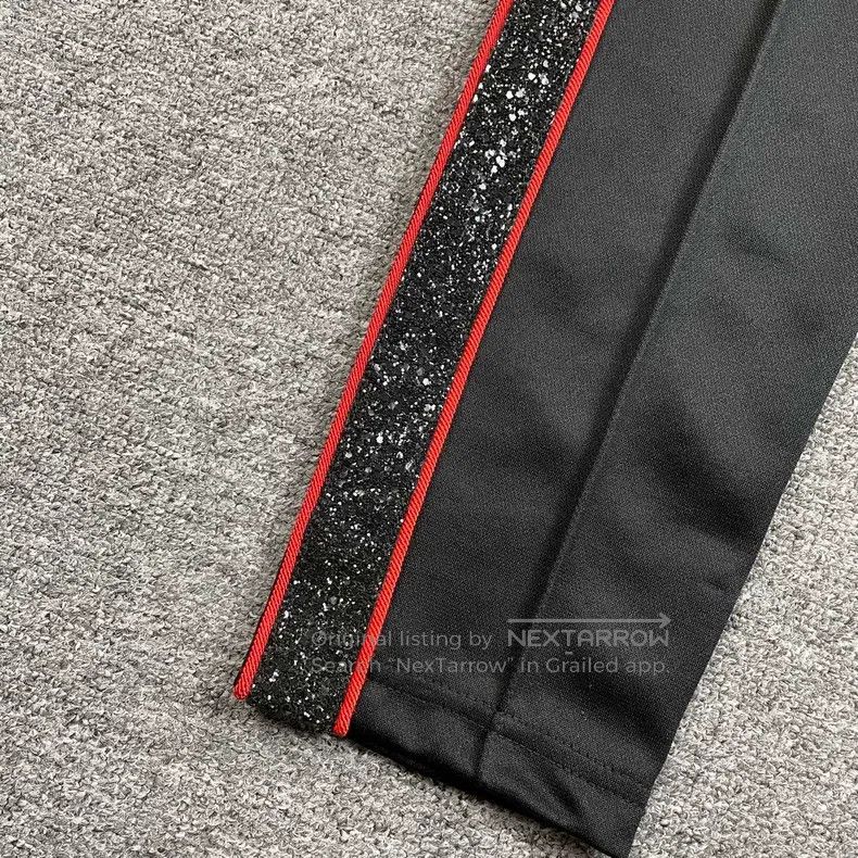 Amiri Amiri Size S Black striped pants with sequins Size US 30 / EU 46 - 2 Thumbnail