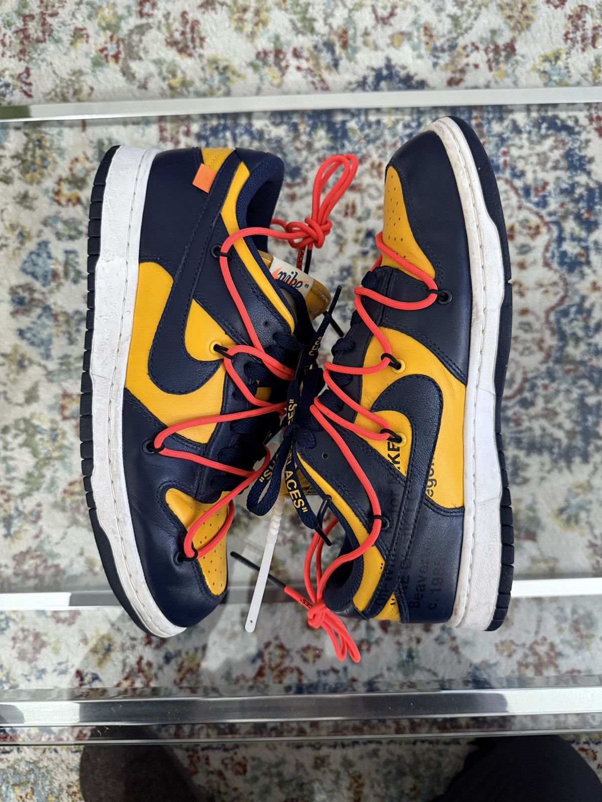 Nike × Off-White Nike x Off White Dunk Low Michigan Size US 10 / EU 43 - 3 Thumbnail