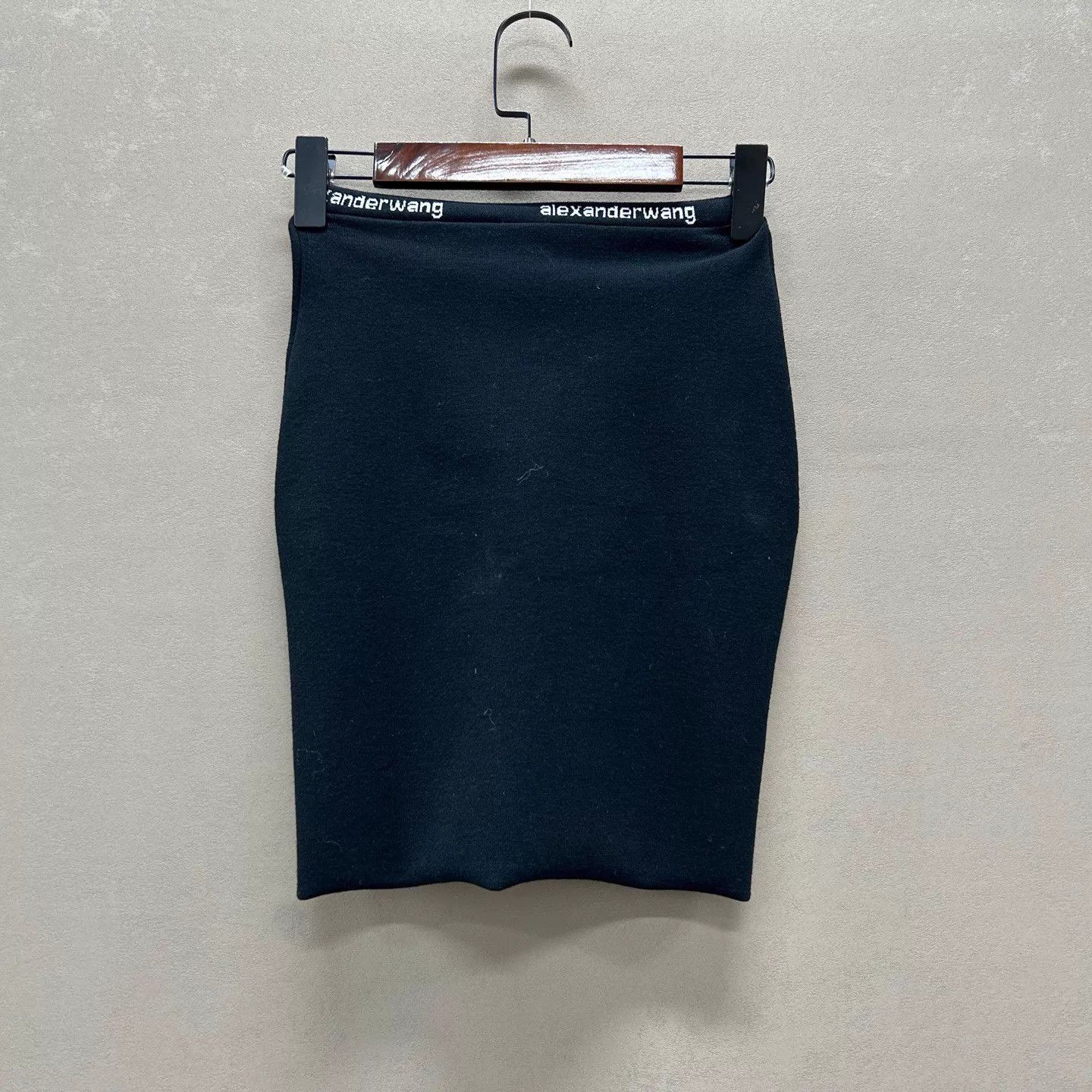 Alexander Wang Alexander Wang BNWT women's Black Knit Mini Skirt XS Size 25" / US 0 / IT 36 - 2 Thumbnail
