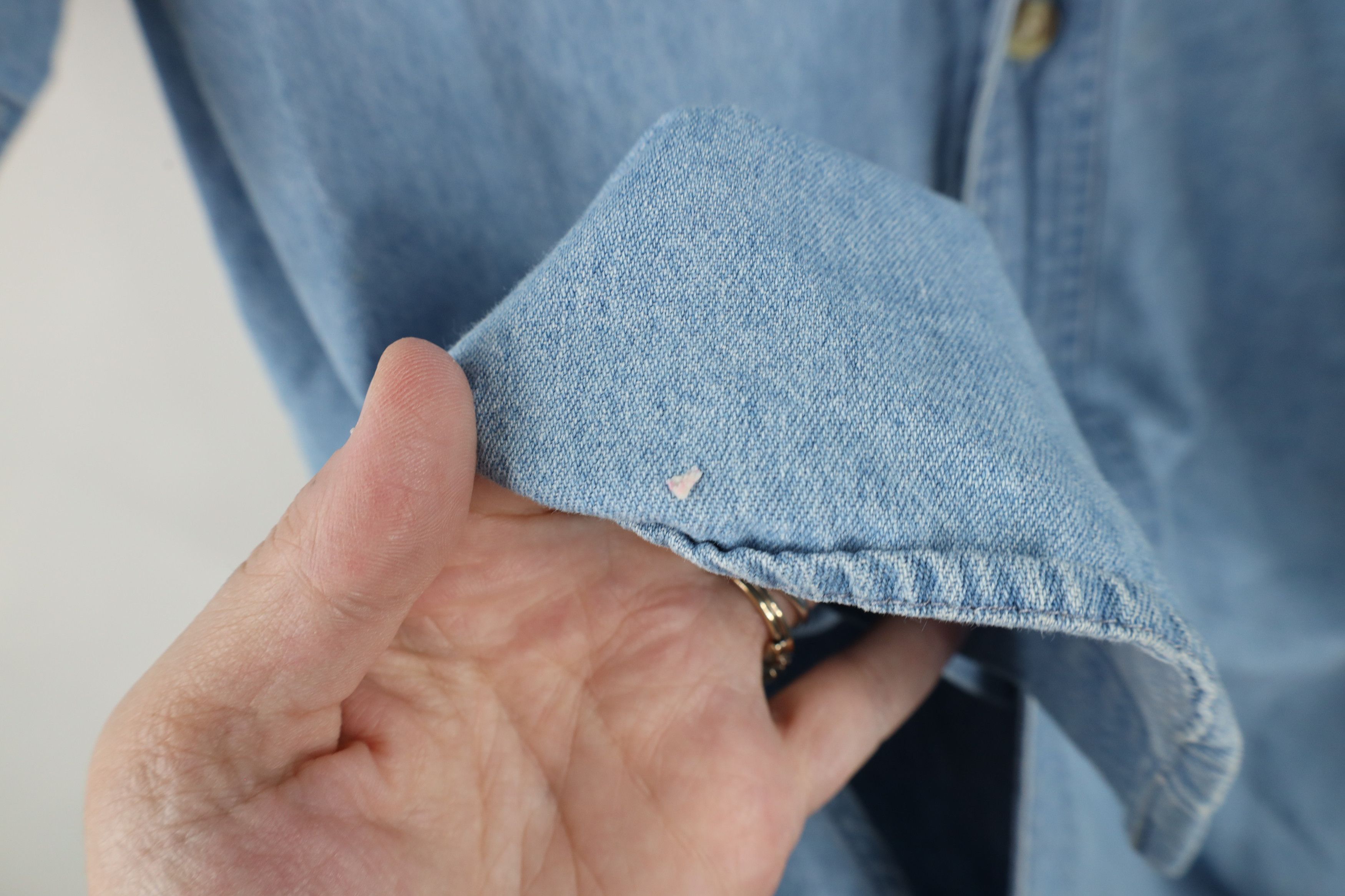 Vintage Vintage 90s Streetwear Short Sleeve Denim Button Down Shirt Size US XXL / EU 58 / 5 - 5 Thumbnail