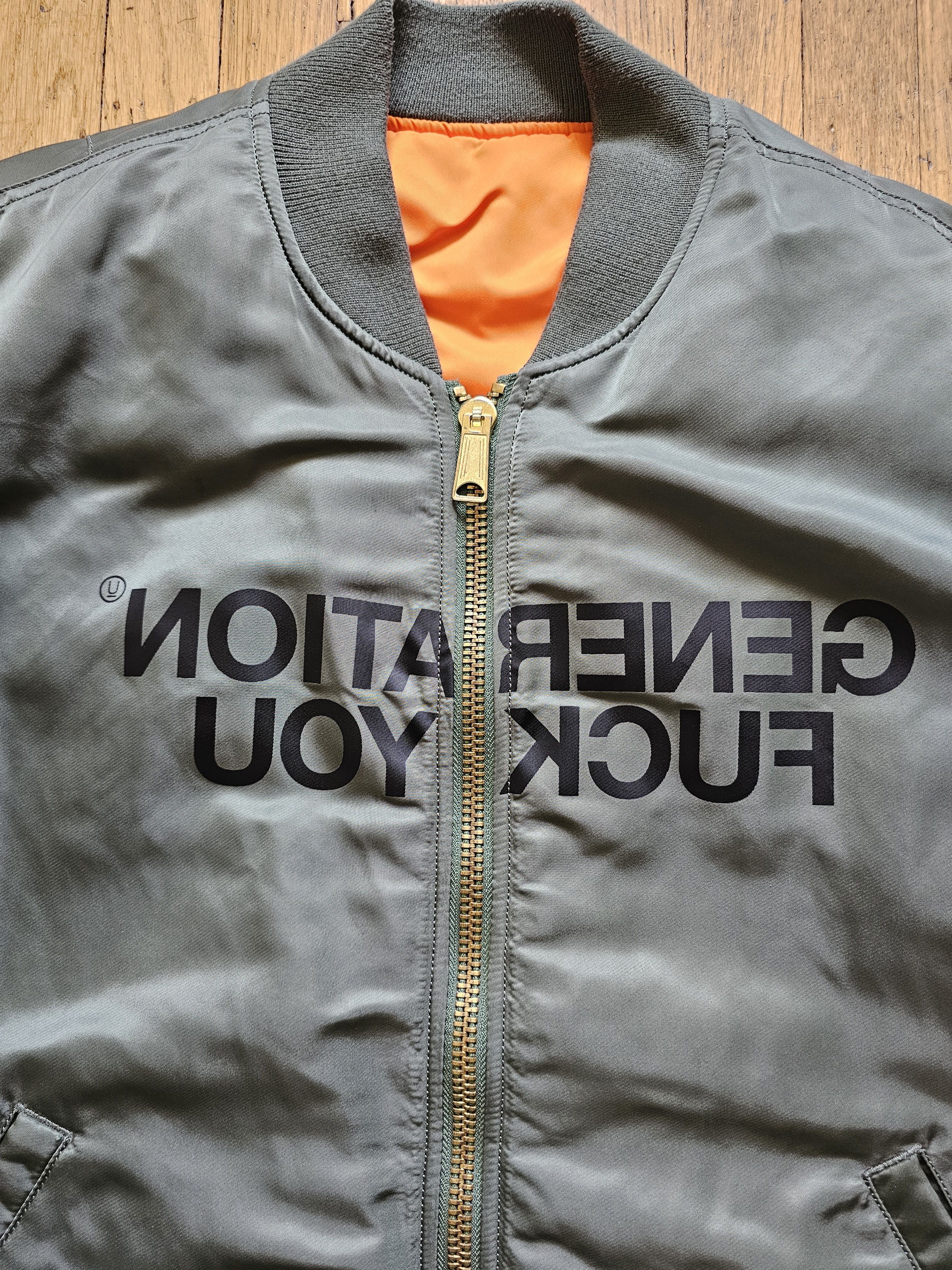 Supreme × Undercover Supreme x Undercover "Fuck You Generation" Reversible Bomber Size US L / EU 52-54 / 3 - 6 Thumbnail