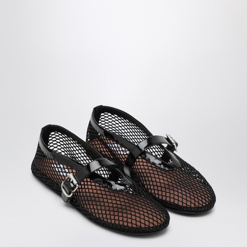 Alaia Alaia Black Net Ballerina Size US 10 / IT 40 - 1 Thumbnail
