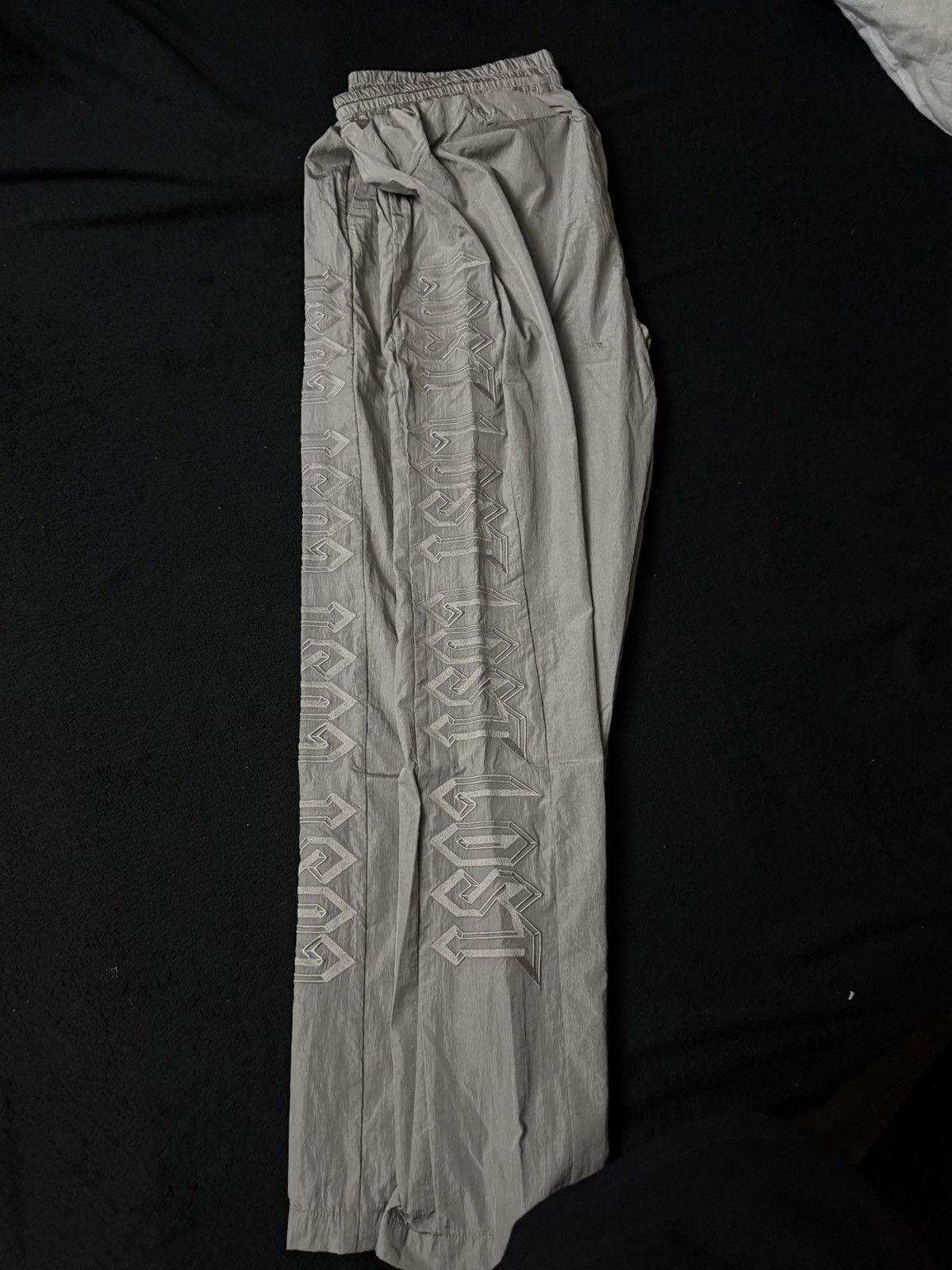 LOST INTRICACY SIZE 3XL Lost Intricacy Grey/Grey Track Pants Size US 44 / EU 60 - 5 Thumbnail