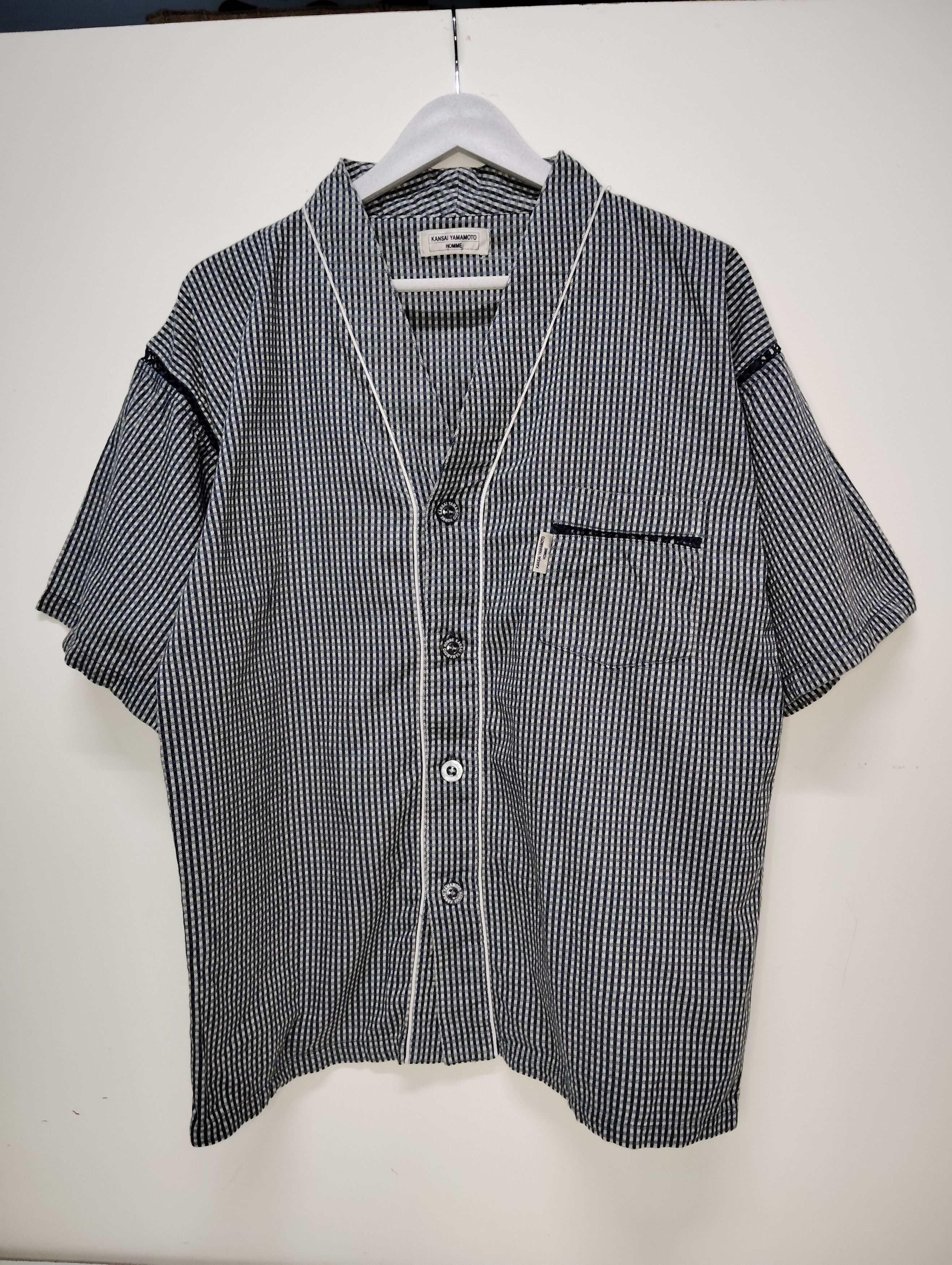 Japanese Brand Vintage Kansai Yamamoto Homme Size US L / EU 52-54 / 3 - 1 Thumbnail