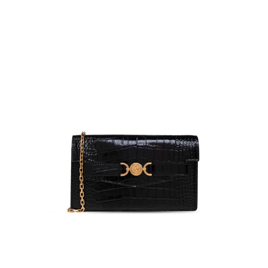 Versace VERSACE La Medusa Black Chain Wallet Bag New & Authentic Size ONE SIZE - 1 Thumbnail