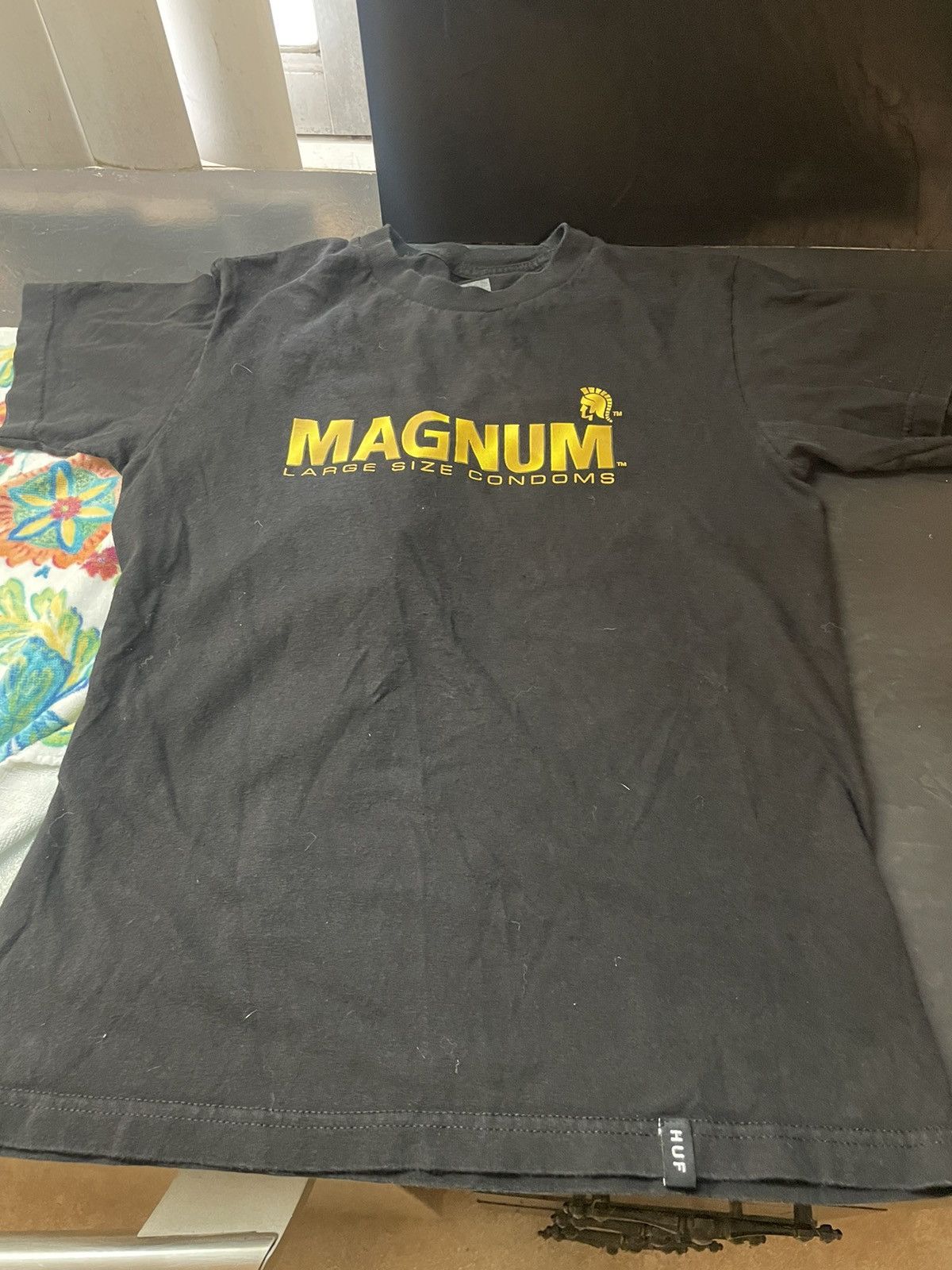 Huf HUF x Trojan's Magnum Condoms Collab (BLACK) T Shirt - S Size US S / EU 44-46 / 1 - 2 Thumbnail