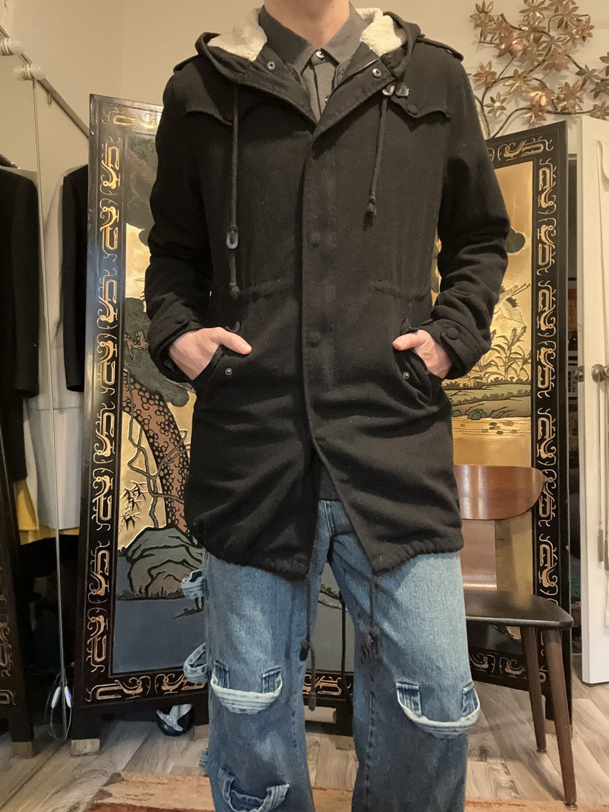 Insight Insight Sherpa Lined Black Parka Size US M / EU 48-50 / 2 - 1 Thumbnail