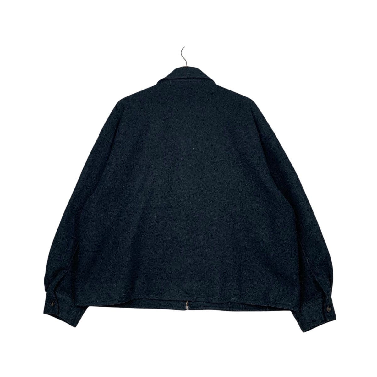 Japanese Brand SENSE OF PLACE Wool Blend Shacket Oversized #2775-C125 Size US M / EU 48-50 / 2 - 21 Thumbnail