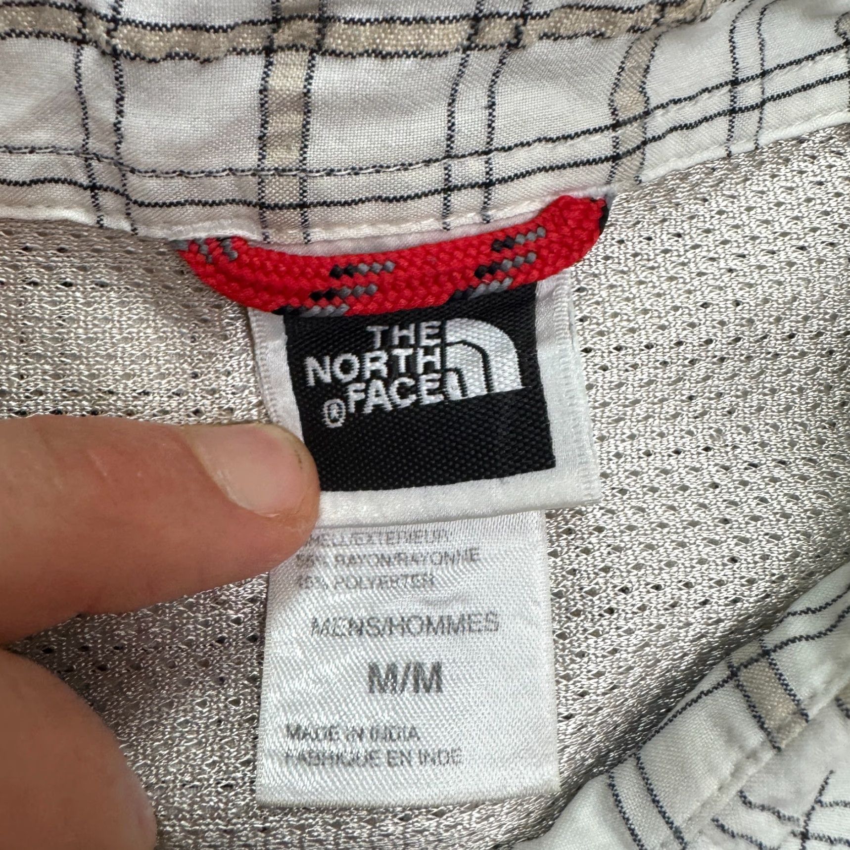 The North Face The North Face Shirt Mens Medium White Brown Plaid Button-Down Short Sleeve Y2K Outdoor Fishing Casual Mens Size US M / EU 48-50 / 2 - 6 Thumbnail