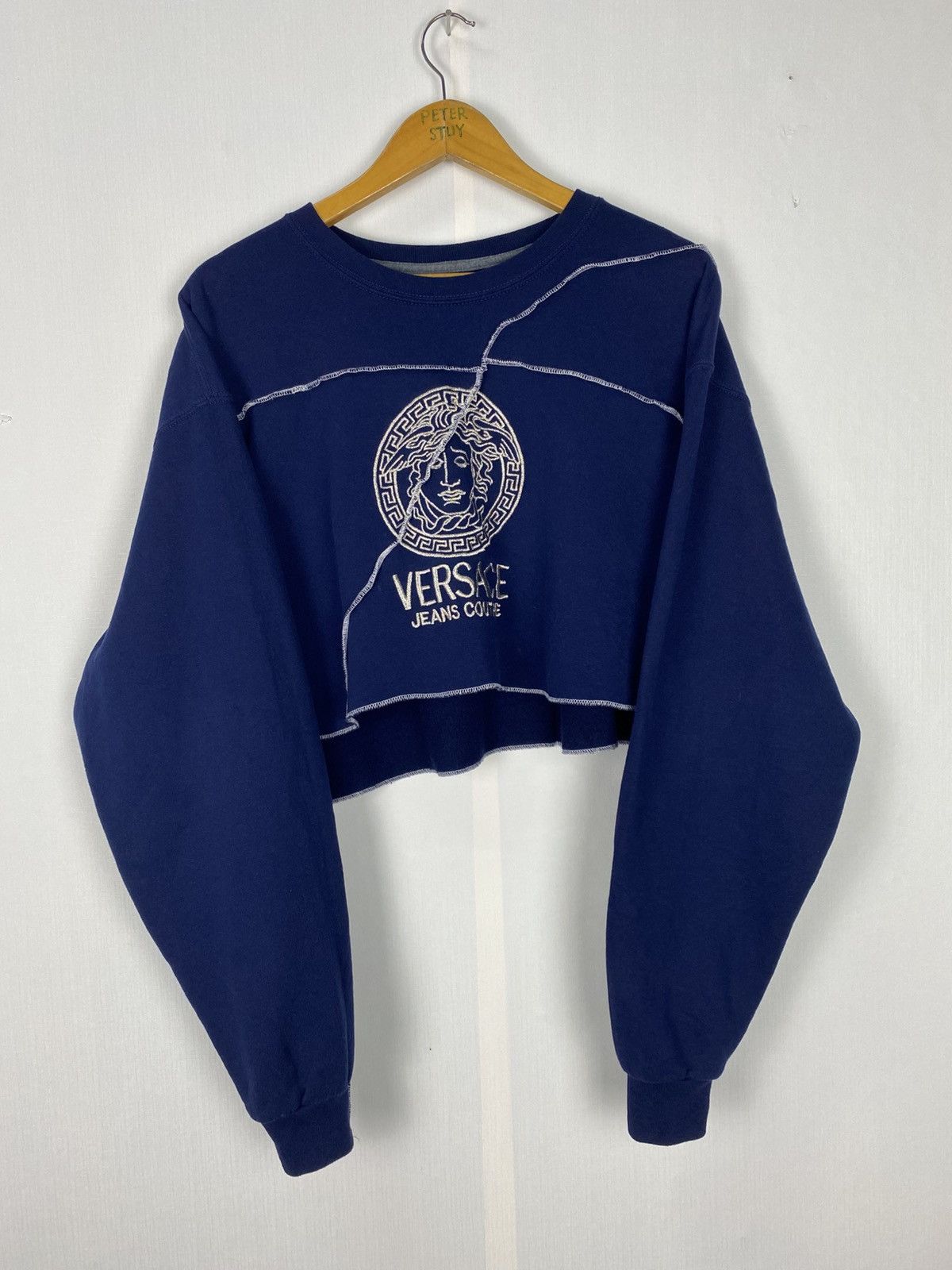 Versace Jeans Couture Versace Jeans Couture Crop Sweater Size L / US 10 / IT 46 - 3 Thumbnail