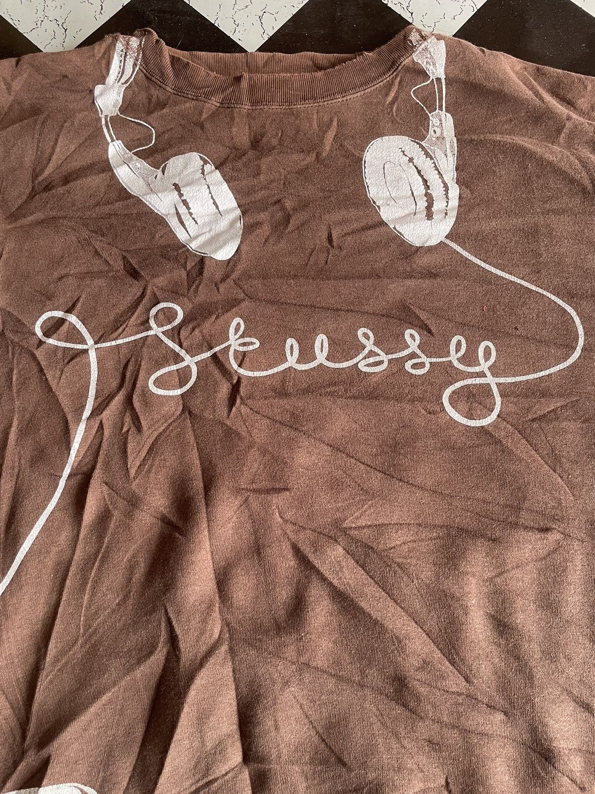 Stussy × Vintage Vintage Stussy x Distressed Sweatshirt Made in Usa Size US L / EU 52-54 / 3 - 3 Thumbnail