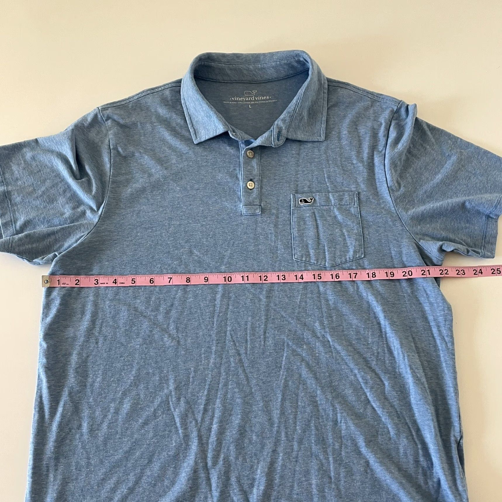 Vineyard Vines Vineyard Vines Short Sleeve Polo Shirt Men's Large Blue Polo Shirt Size US L / EU 52-54 / 3 - 4 Thumbnail