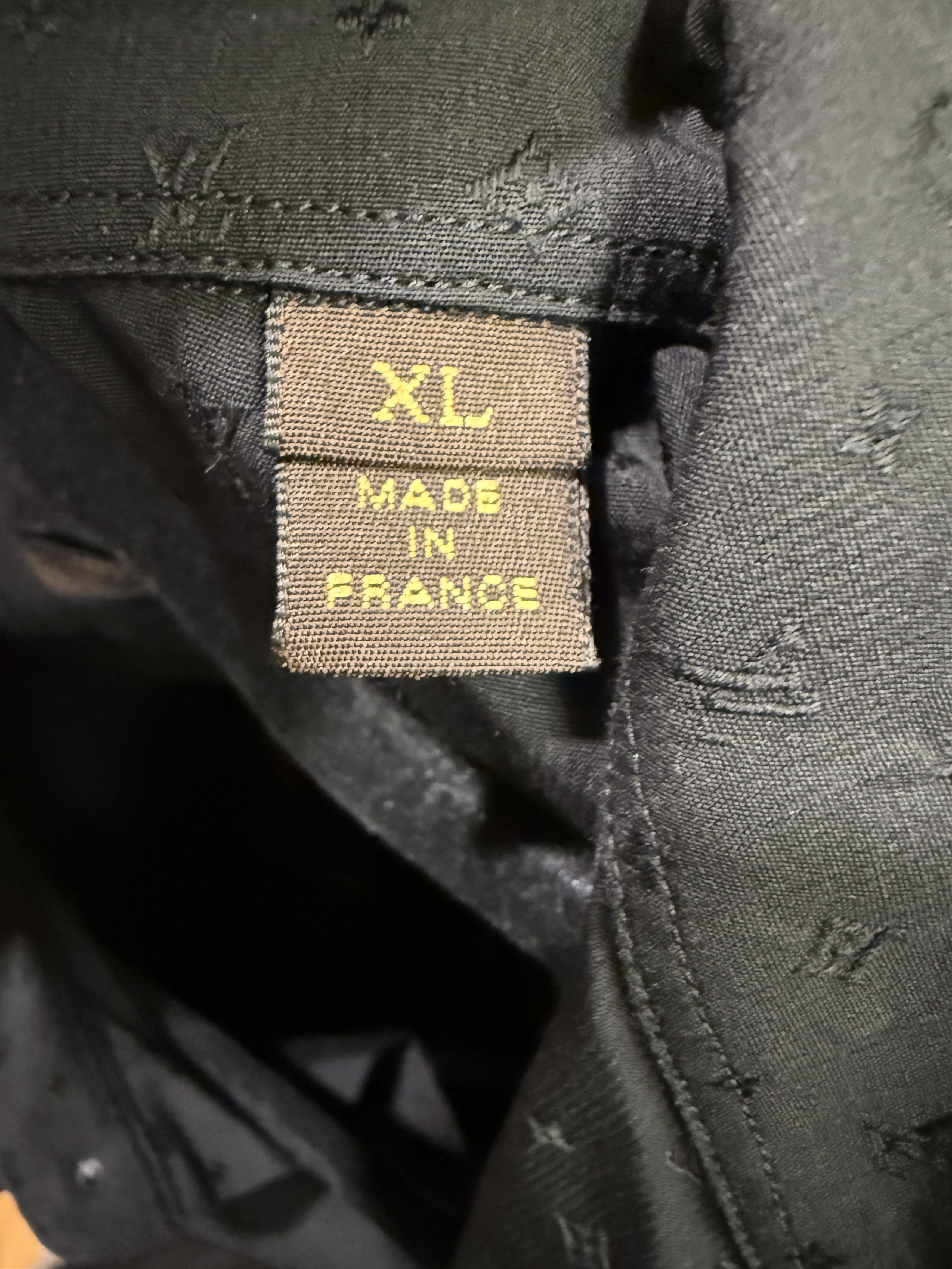 Louis Vuitton Black Louis Vuitton Monogram Shirt Size XL Size US XL / EU 56 / 4 - 5 Thumbnail