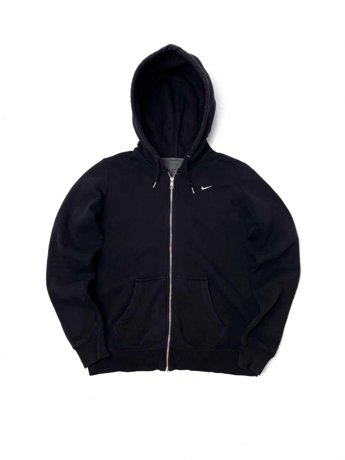 zip up nike hoodie black