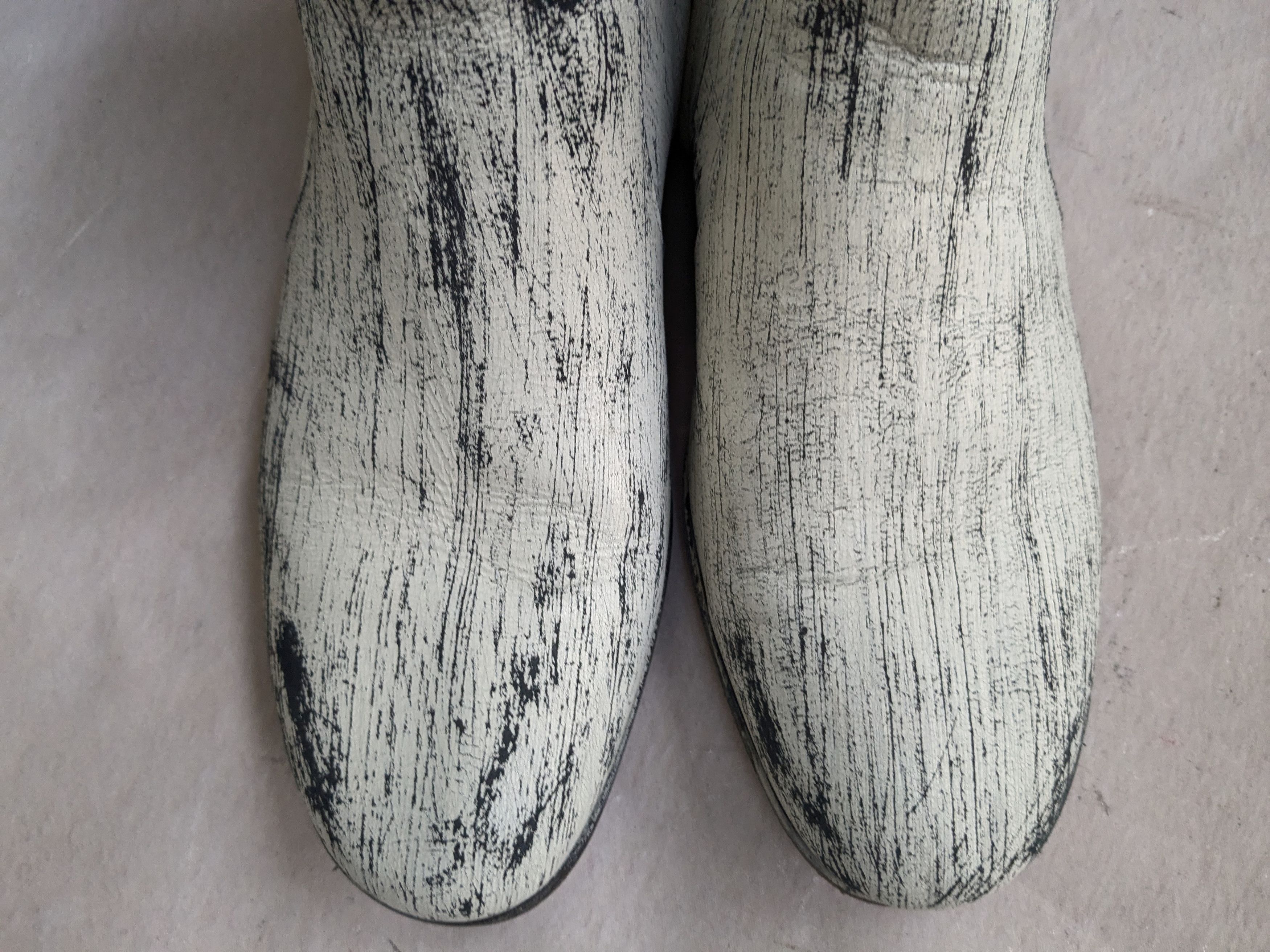 H&M × Maison Margiela Maison Margiela H&M Side Zip Boots White Black 9 42 Size US 9 / EU 42 - 6 Thumbnail