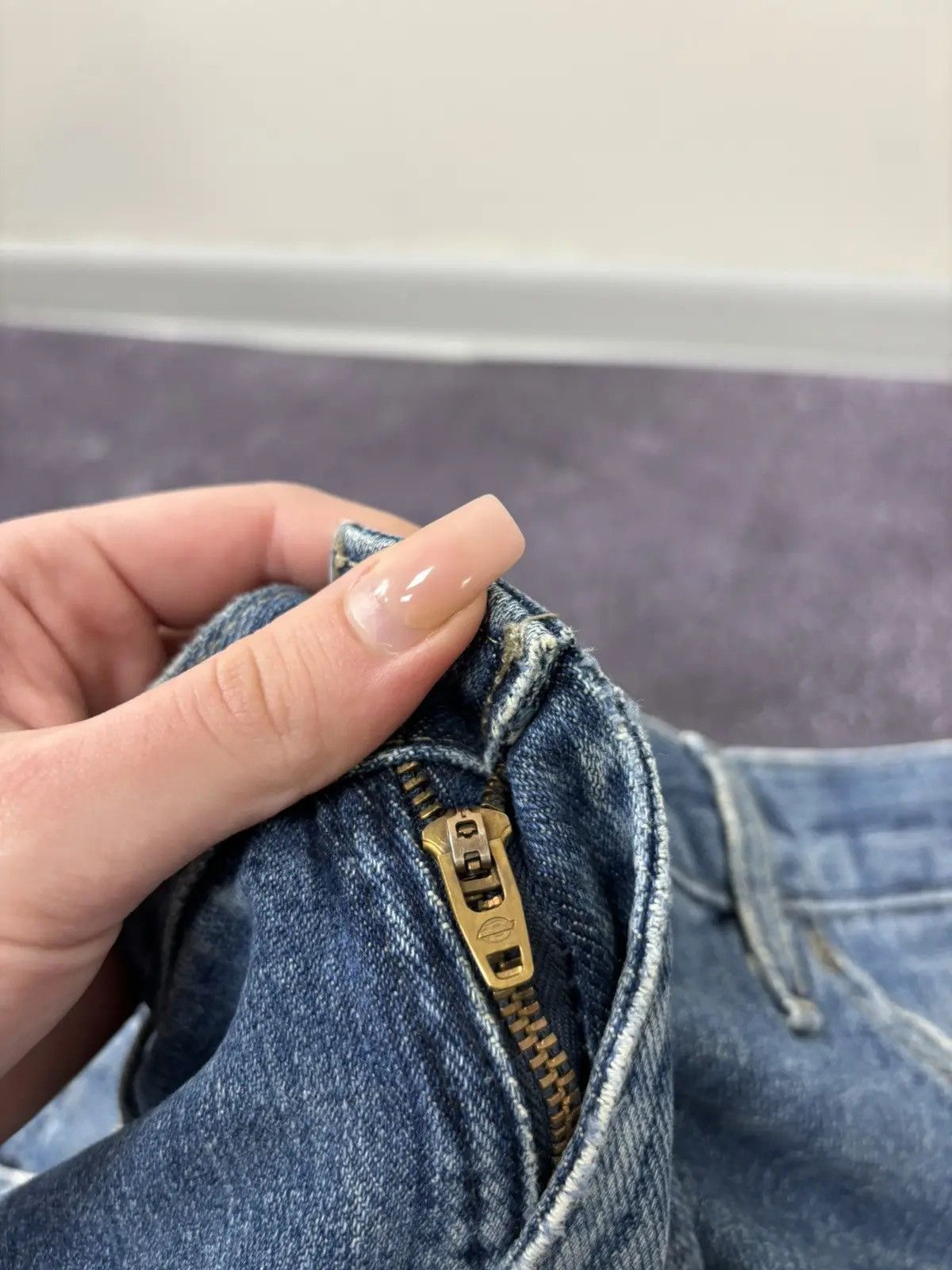 Dickies × Vintage Vintage Dickies Y2K Blue Denim Hype Baggy Jeans Size US 36 / EU 52 - 13 Thumbnail