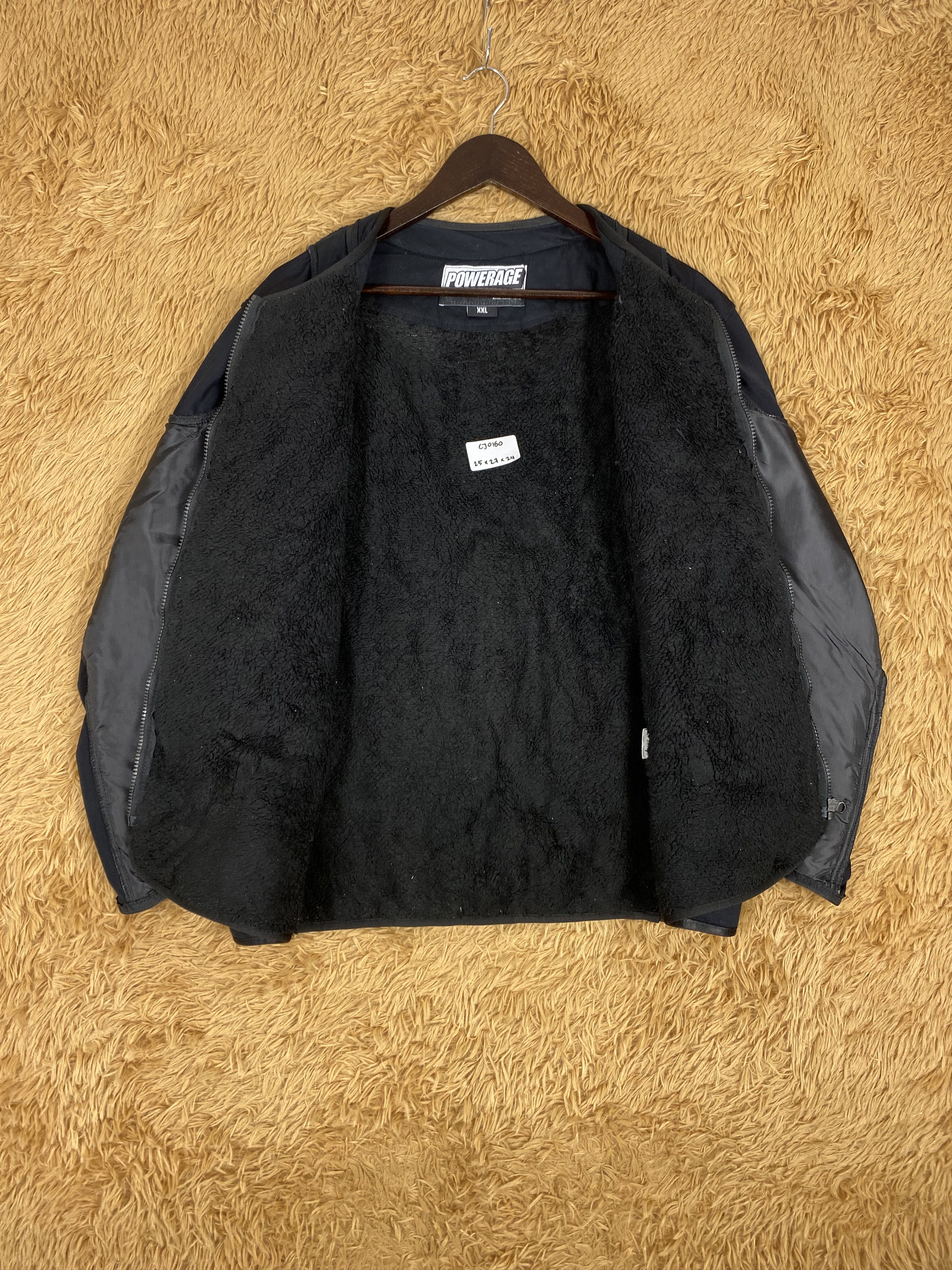 Japanese Brand × Vintage Vintage Powerage Fleece Lining Jacket Size US XXL / EU 58 / 5 - 5 Thumbnail
