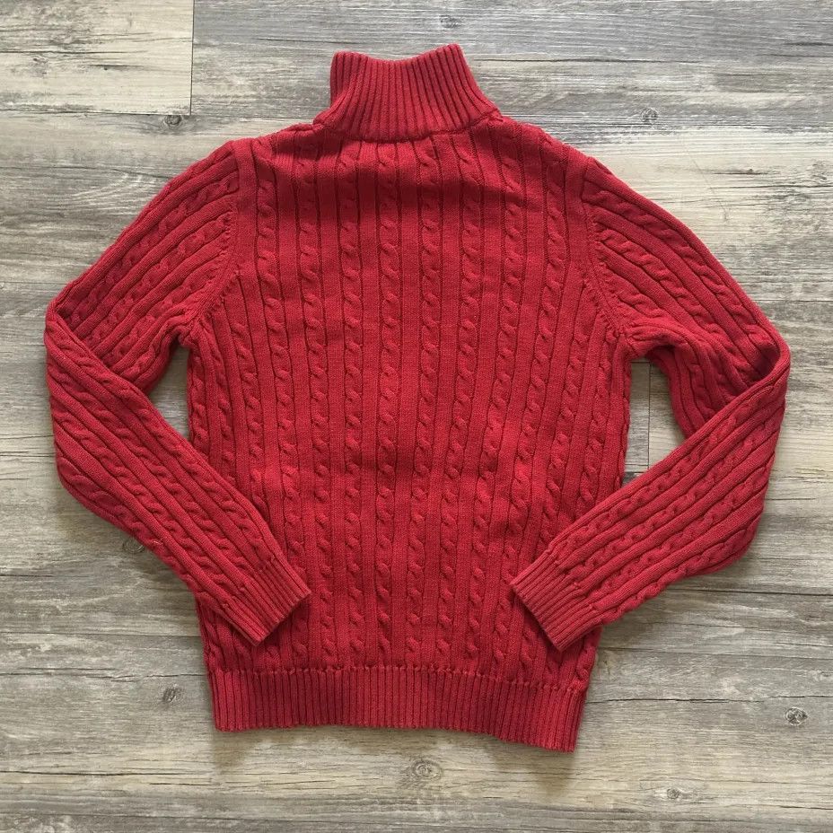 Lauren Ralph Lauren Vintage Lauren Ralph Lauren Cable Knit Crest Sweater Size M / US 6-8 / IT 42-44 - 6 Thumbnail