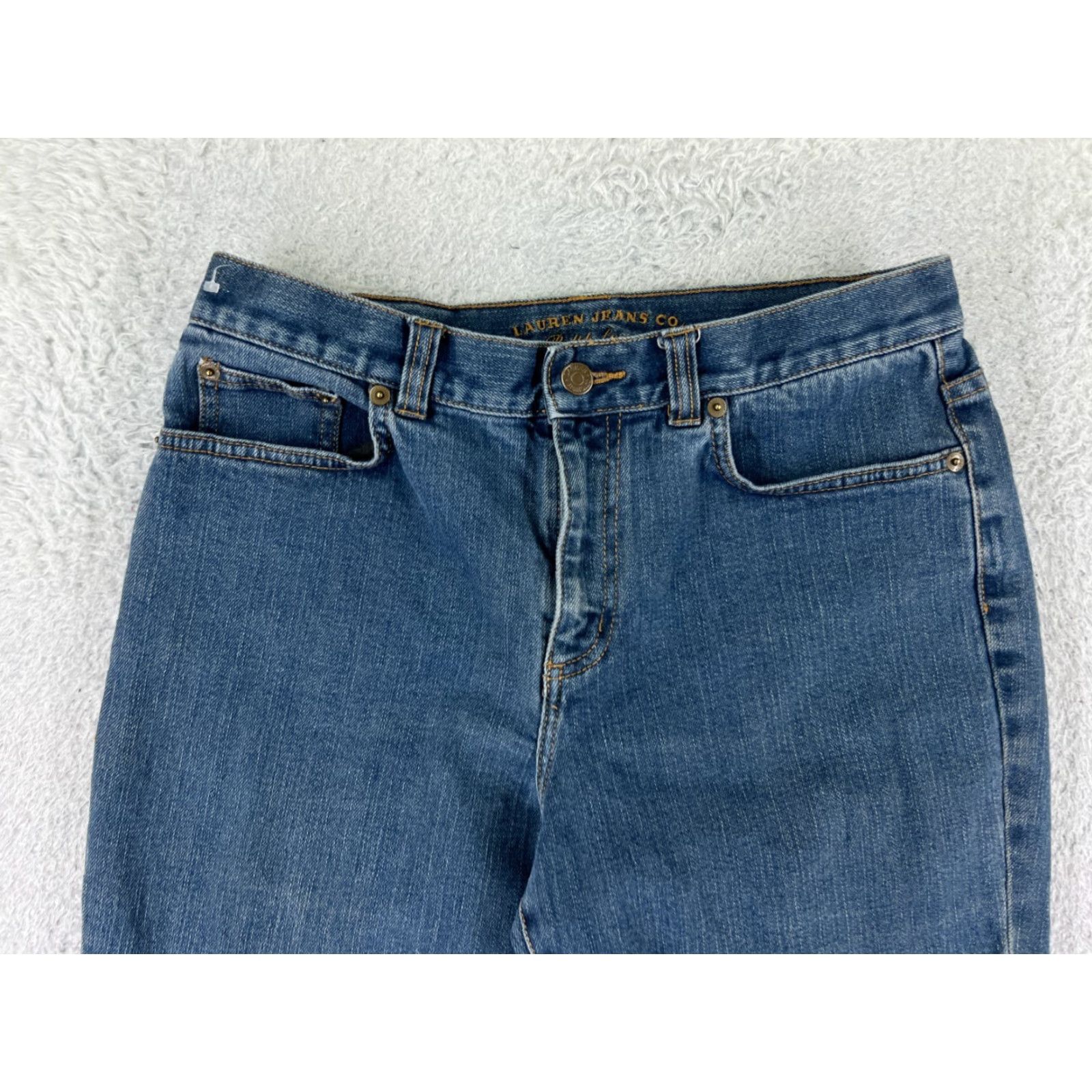 Ralph Lauren Ralph Lauren Jeans Women Bootcut Denim 26x28.5 Blue Cotton Blend 6 Regular 5-Pocket USA Classic Modern Size 28" / US 6 / IT 42 - 6 Thumbnail