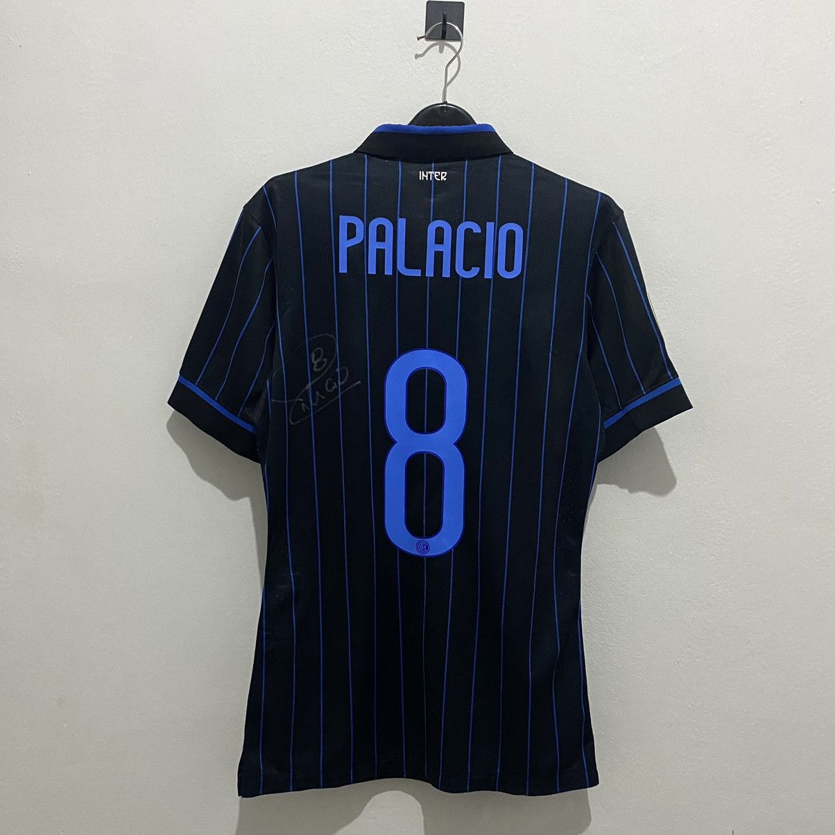 Nike Match Issue Sign Inter Milan 14-15 Palacio Soccer Jersey - M Size US M / EU 48-50 / 2 - 1 Thumbnail