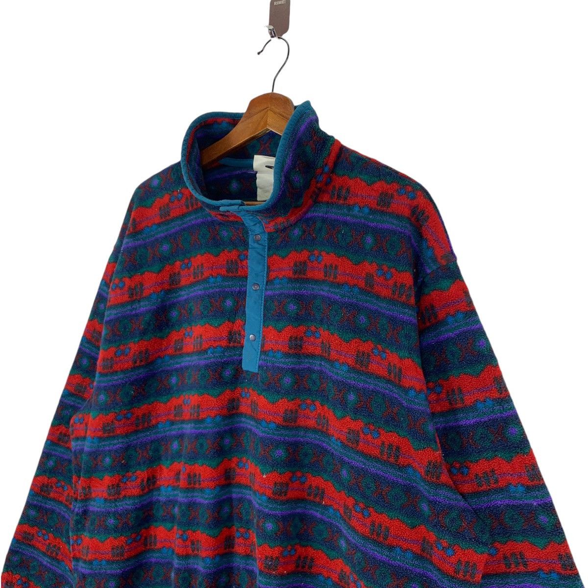 L.L. Bean VINTAGE L.L. BEAN OUTDOOR HUNTING FLEECE SWEATER Size US L / EU 52-54 / 3 - 3 Thumbnail