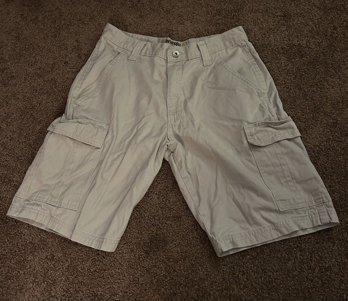 Wrangler Wrangler off white cargo shorts Size US 30 / EU 46 - 1 Thumbnail