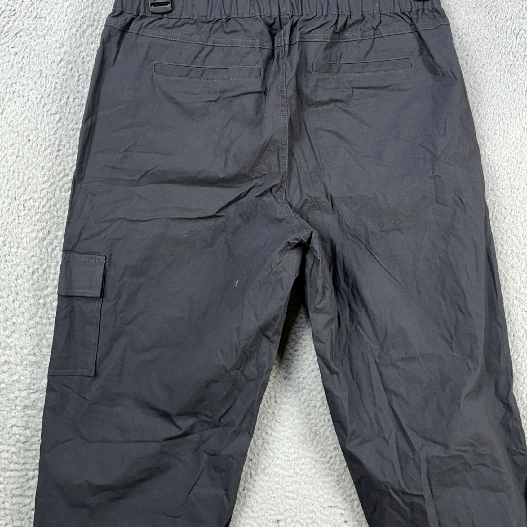 Eddie Bauer Eddie Bauer Pants Cargo Womens Medium Gray Belted Elastic Waist Pocket Stretch Size 32" / US 10 / IT 46 - 3 Thumbnail