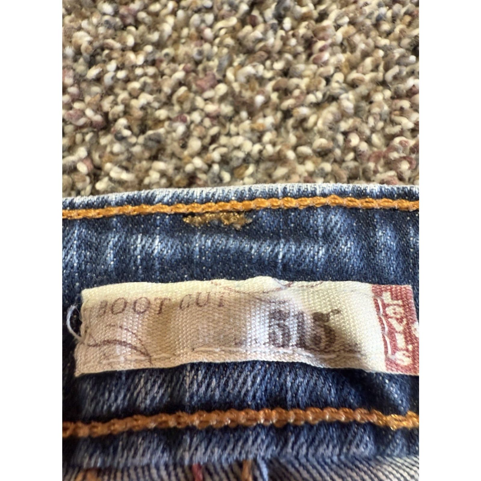 Levi's Levi's 515 Jeans Size 20 Blue Denim Bootcut Women Regular 31in Inseam 5-Pocket Logo Vintage No Size 42" / US 20 - 5 Thumbnail