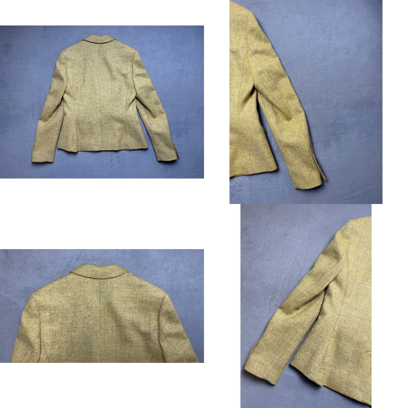 Vintage Per Una Wool Blazer Jacket Womens size 10 Yellow Lime Blazer, 10, Yellow, Womens, Per Una, Blazer, Wool, Tuxedo, Modern, Adult Women, 10, Lime, Yellow Size L / US 10 / IT 46 - 10 Thumbnail
