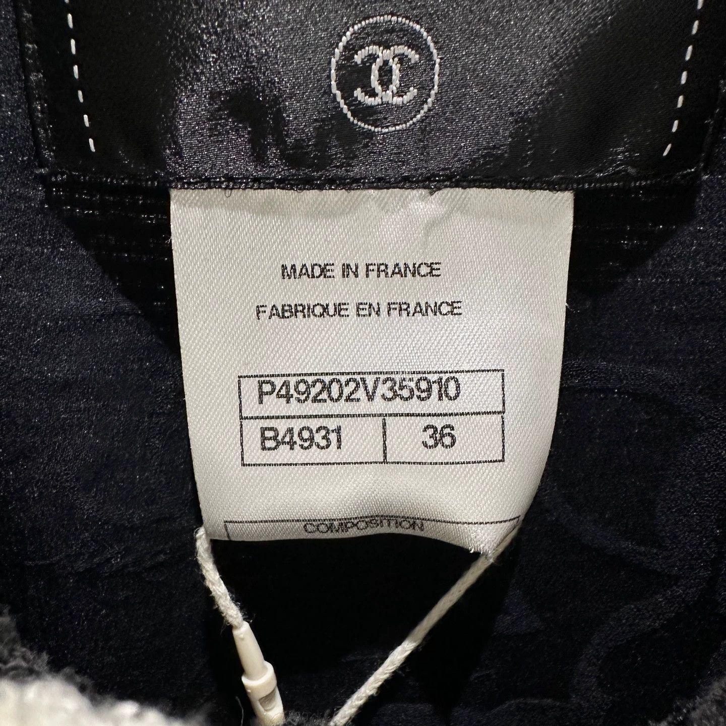 Chanel Chanel may250 color blocked gem cotton jacket 36 Size XS / US 0-2 / IT 36-38 - 4 Thumbnail