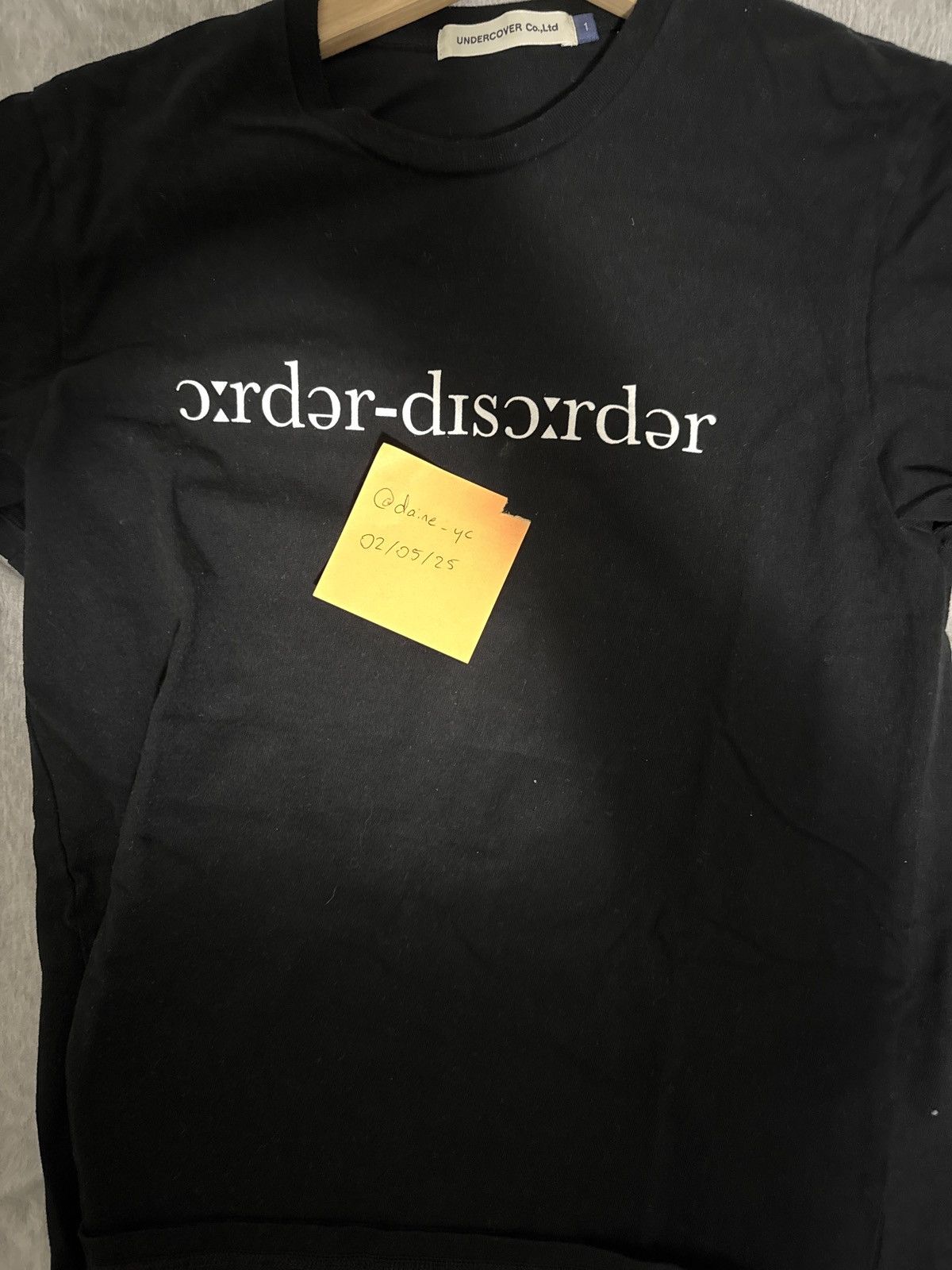 Undercover FW18 Order/Disorder Tee Size US S / EU 44-46 / 1 - 6 Thumbnail