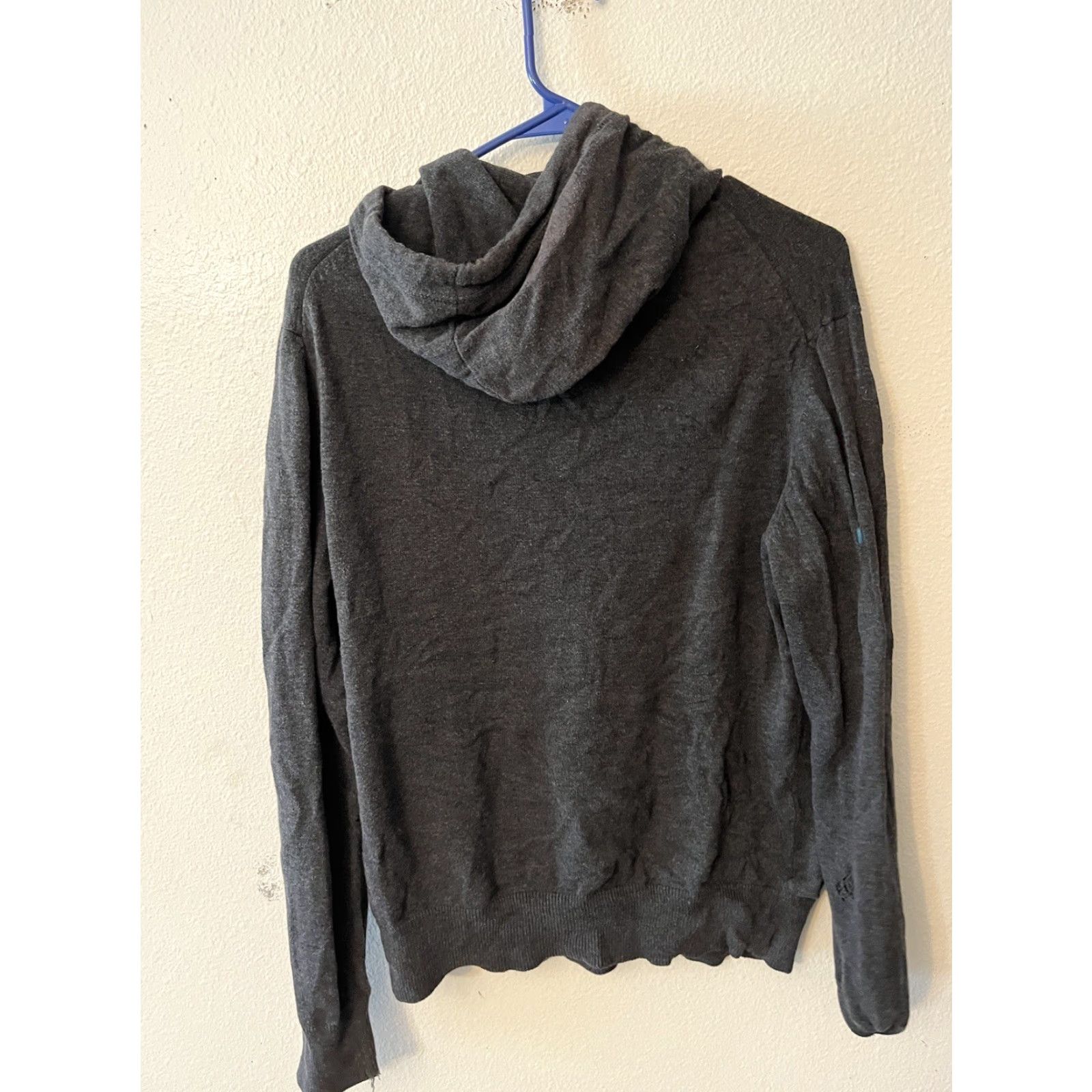 H&M H&M Hoodie Mens LOGG Dark Gray Large Drawstring Front Pockets All Seasons Hooded Pockets Fall Mens Size US L / EU 52-54 / 3 - 3 Thumbnail
