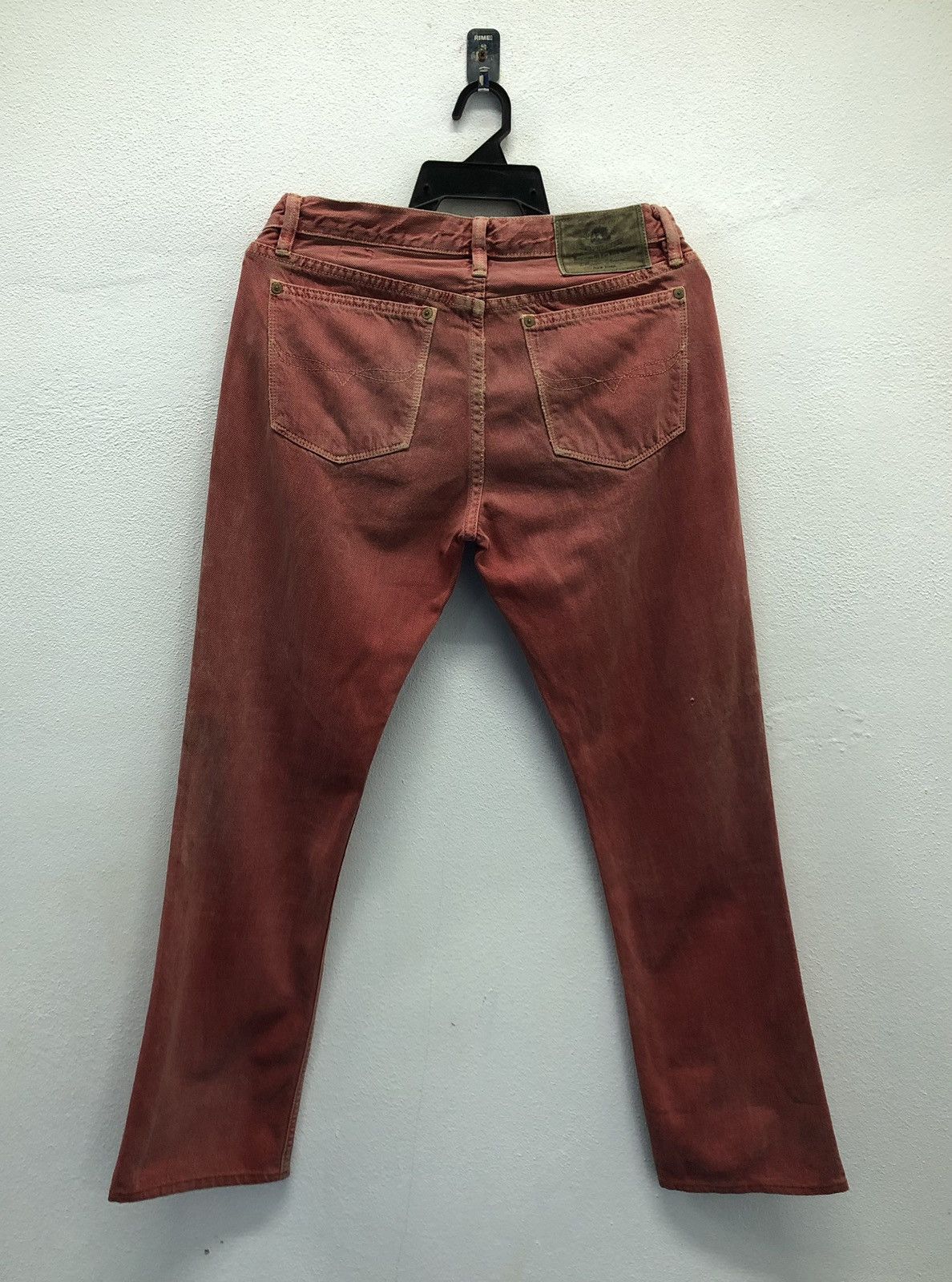 Ralph Lauren × Vintage Ralph Lauren Red Denim Jeans Made in Mexico Size 67/93 Size US 32 / EU 48 - 2 Thumbnail