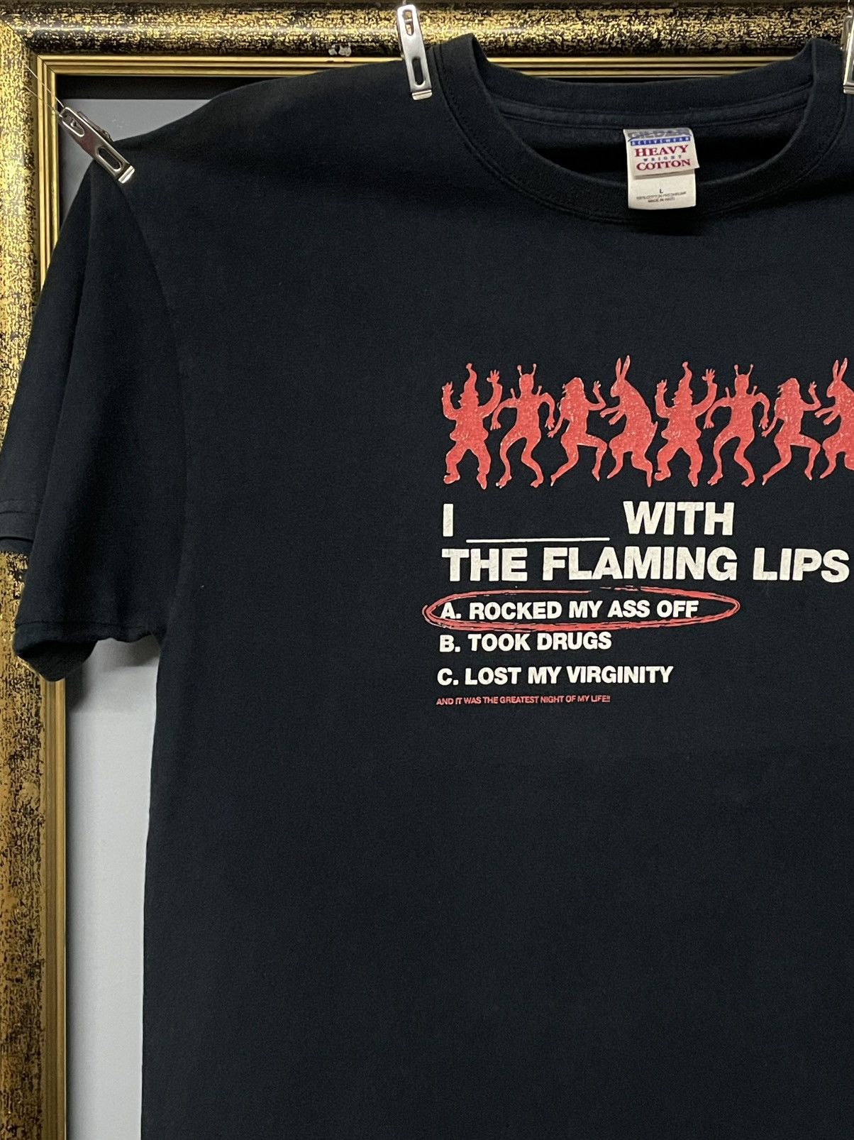 Band Tees Vintage Original The Flaming Lips Rocked My Ass Fade Tshirt Size US L / EU 52-54 / 3 - 3 Thumbnail