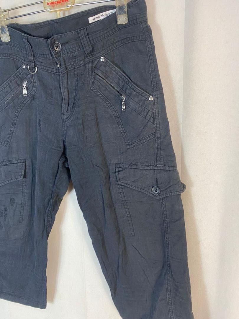 Japanese Brand × semanticdesign Semantic design multipocket cargo 3q pants Size US 31 - 5 Thumbnail